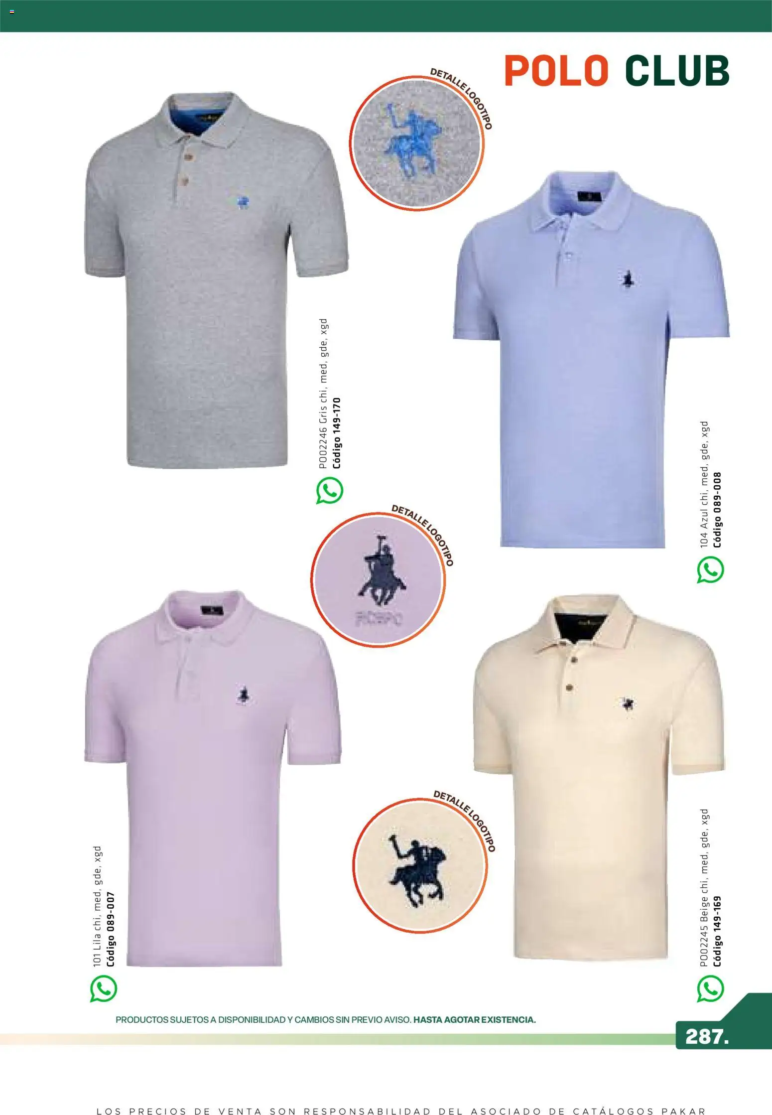 Nuevas ofertas de SC Pakar válidas en toda la República Mexicana desde el 28/08/2026. ¡Encuentra las mejores ofertas en SC Pakar catálogo Premium Men Tomo 1! | Página: 287