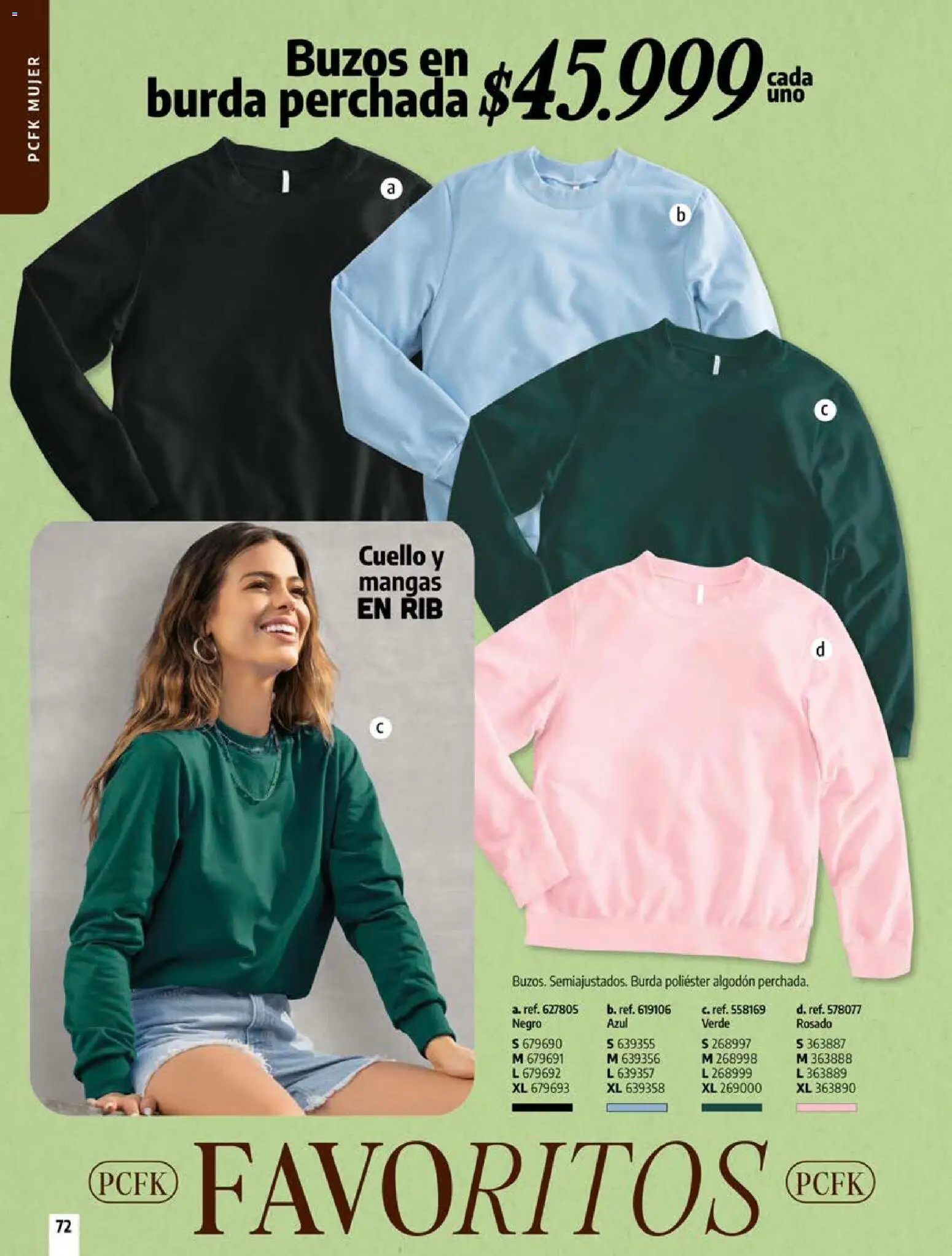 Pacifika revista - valida desde el 12/07/2026 | Página: 72 | Productos: Algodón, Cuello