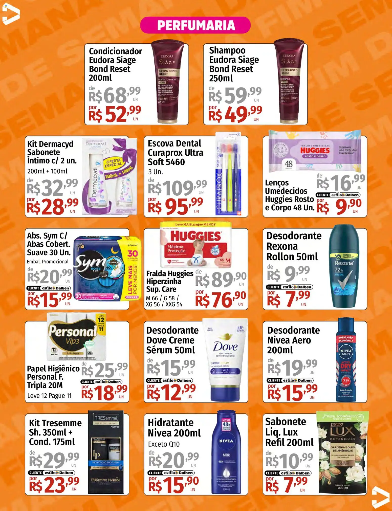 Supermercado Dalben Folheto - válido de 25/09/2026 | Página: 14 | Produtos: Creme hidratante, Sérum, Sabonete, Rexona