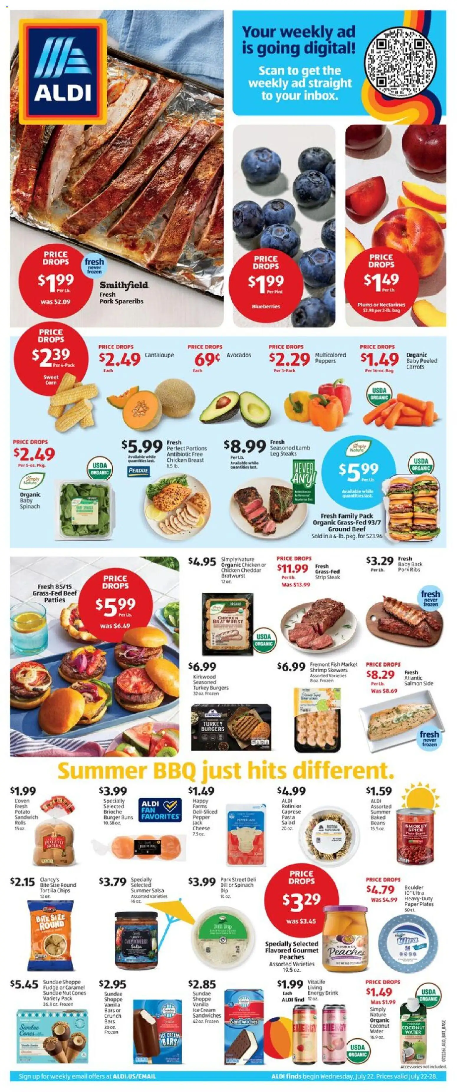 Aldi Weekly Ad | 07/22 catalogue cover
