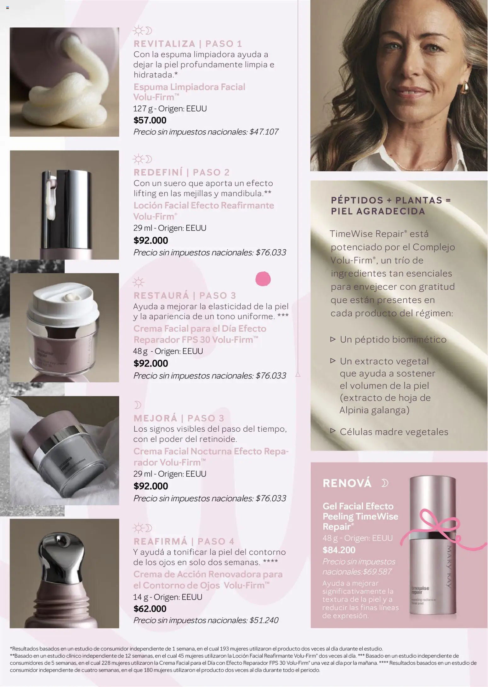 Mary Kay - ¡Día de la Madre! │ válido desde el 23/09/2026 | Página: 31 | Productos: Crema facial, Ingredientes, Contorno, Espuma