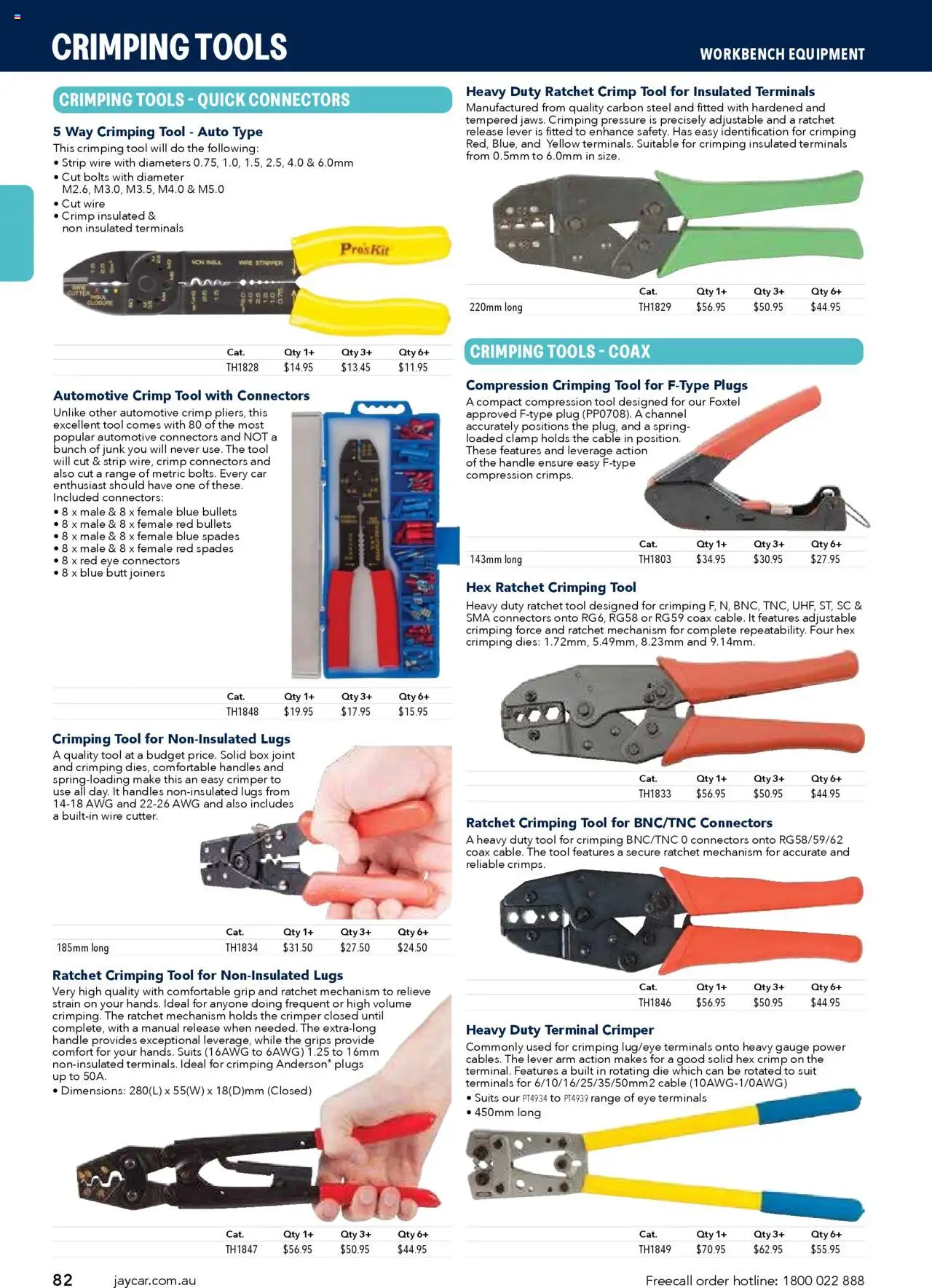 Jaycar catalogue - valid from 09/07/2025 | Page: 82 | Products: Compression, Box, Cable, Tools