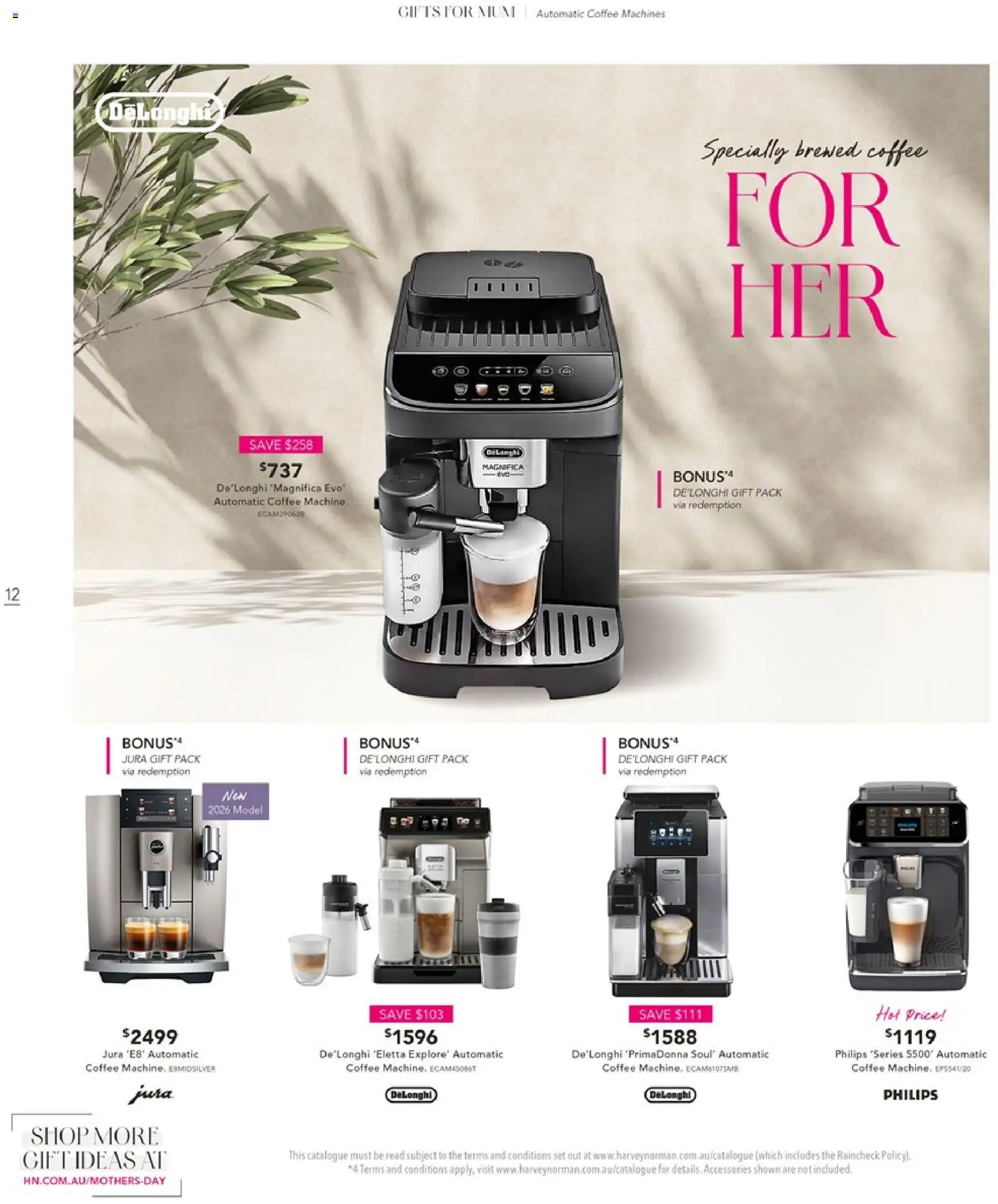 Harvey Norman catalogue - valid from 01.05.2026 | Page: 12 | Products: Coffee, Accessories, Hat