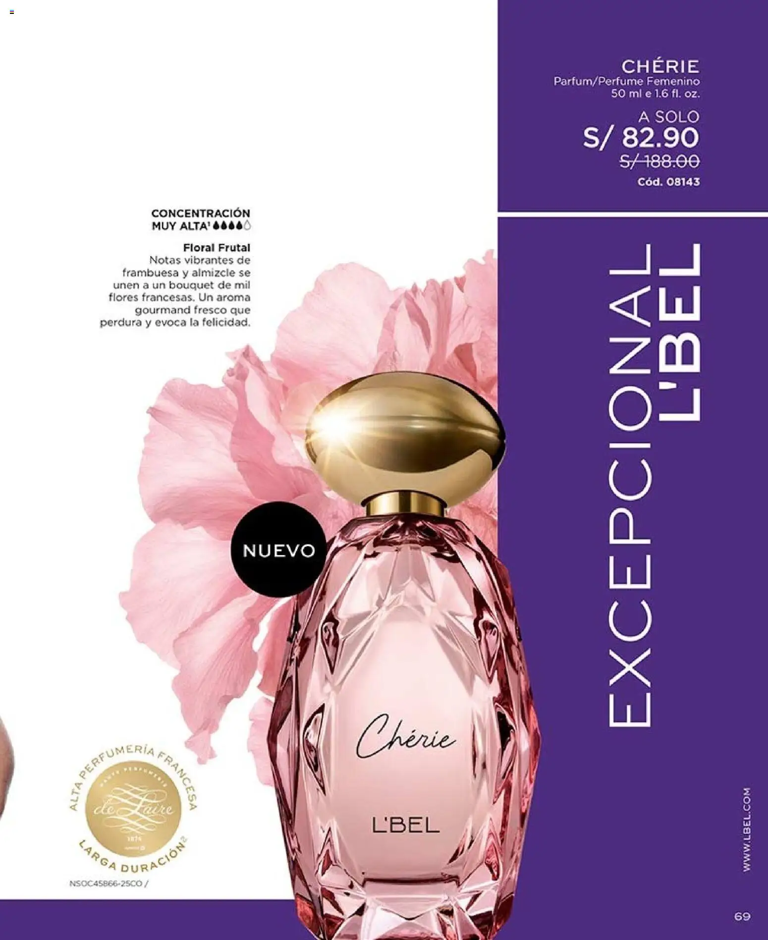 Catálogo L'Bel válido desde 02/08/2026 | Página: 69 | Productos: Flores