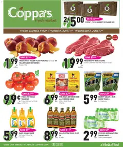 Preview of Coppas Fresh Market weekly flyer / circulaire from shop Coppas Fresh Market valid from 11.06.2026