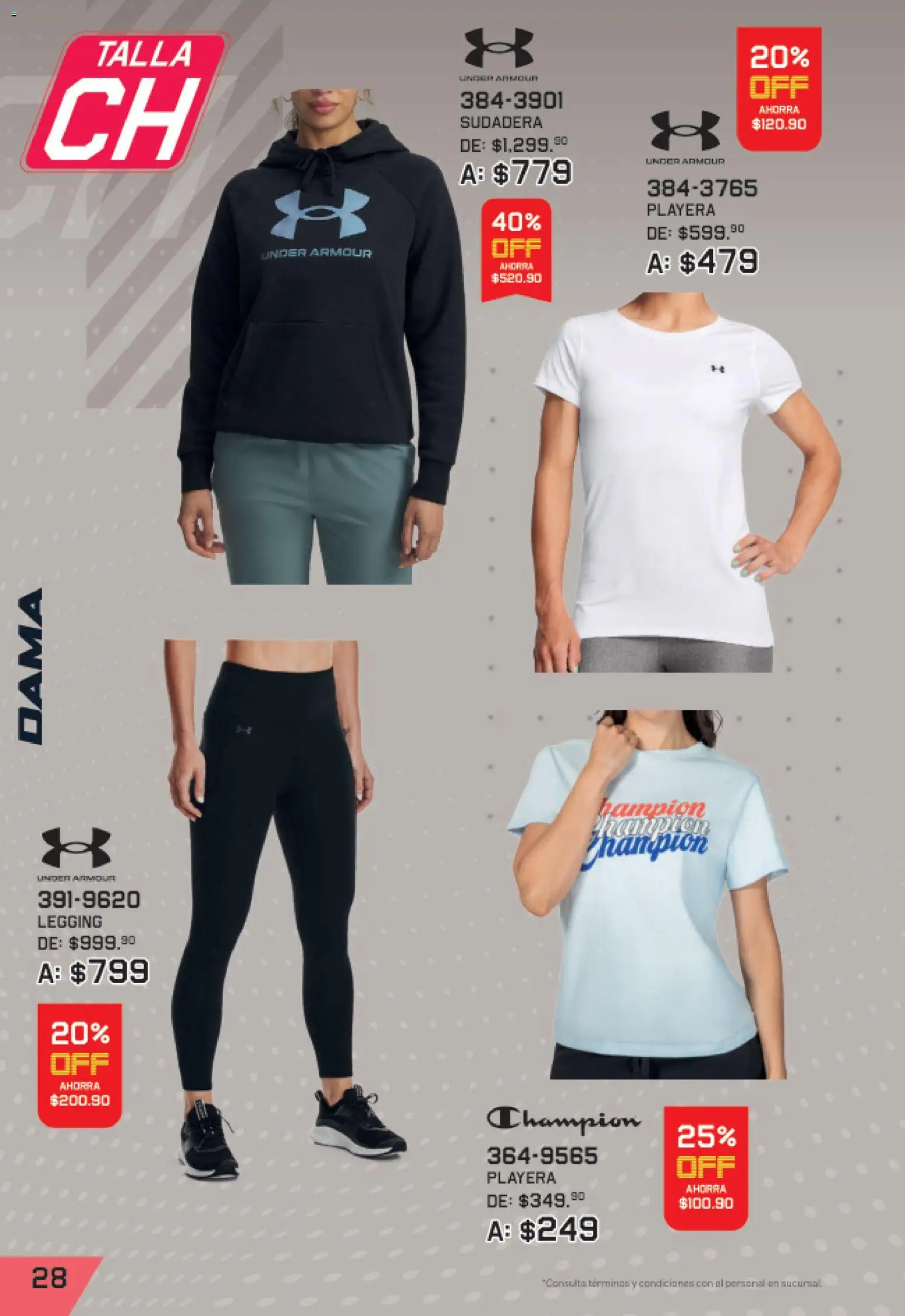Nuevas ofertas de Andrea válidas en toda la República Mexicana desde el 27/09/2026. ¡Encuentra las mejores ofertas en Andrea catálogo Lo mejor de marcas! | Página: 28 | Productos: Sudadera, Playera