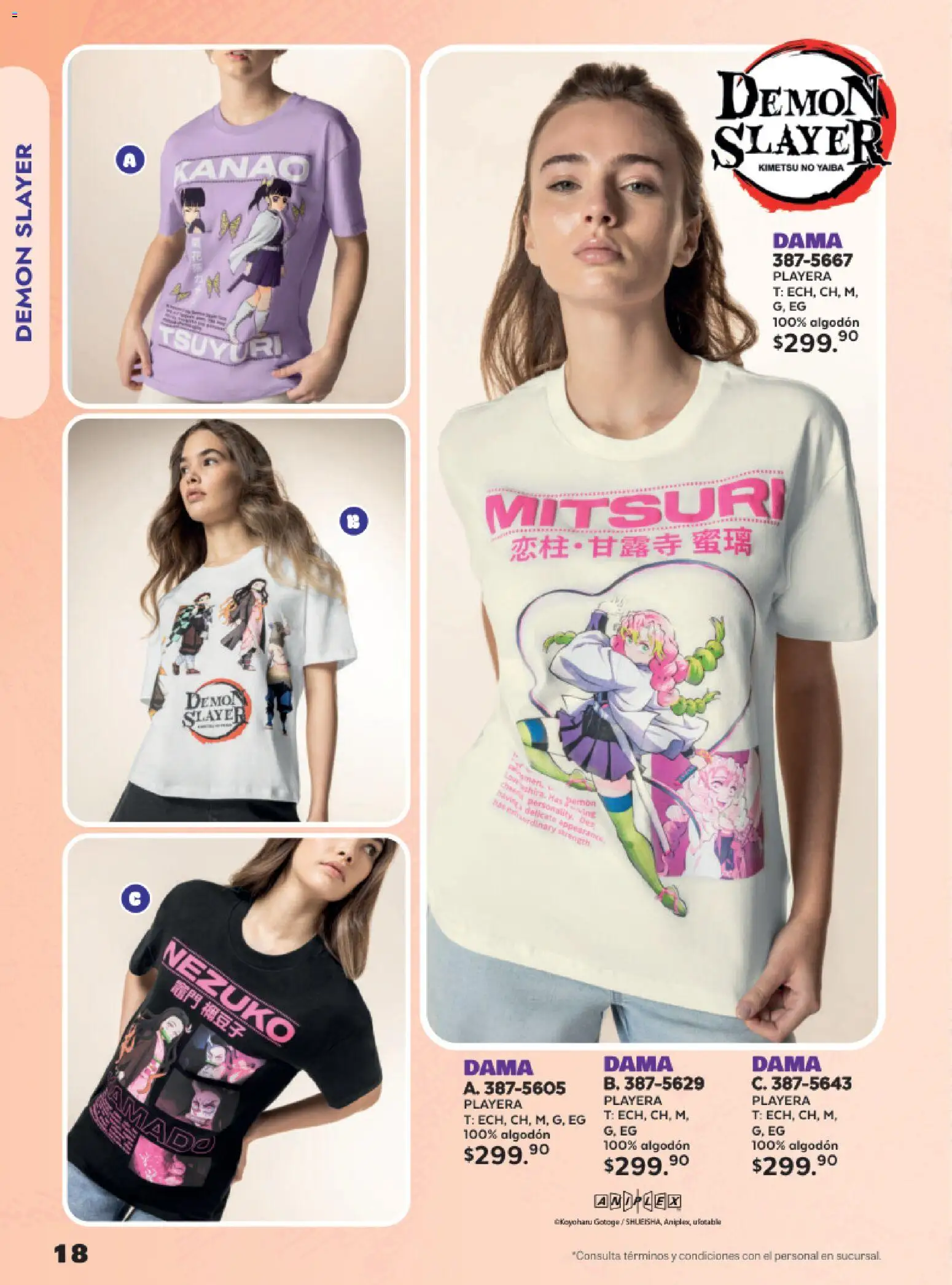 Nuevas ofertas de Andrea válidas en toda la República Mexicana desde el 24.05.2026. ¡Encuentra las mejores ofertas en Andrea catálogo Lo más divertindo en ropa! | Página: 18 | Productos: Algodón, Playera