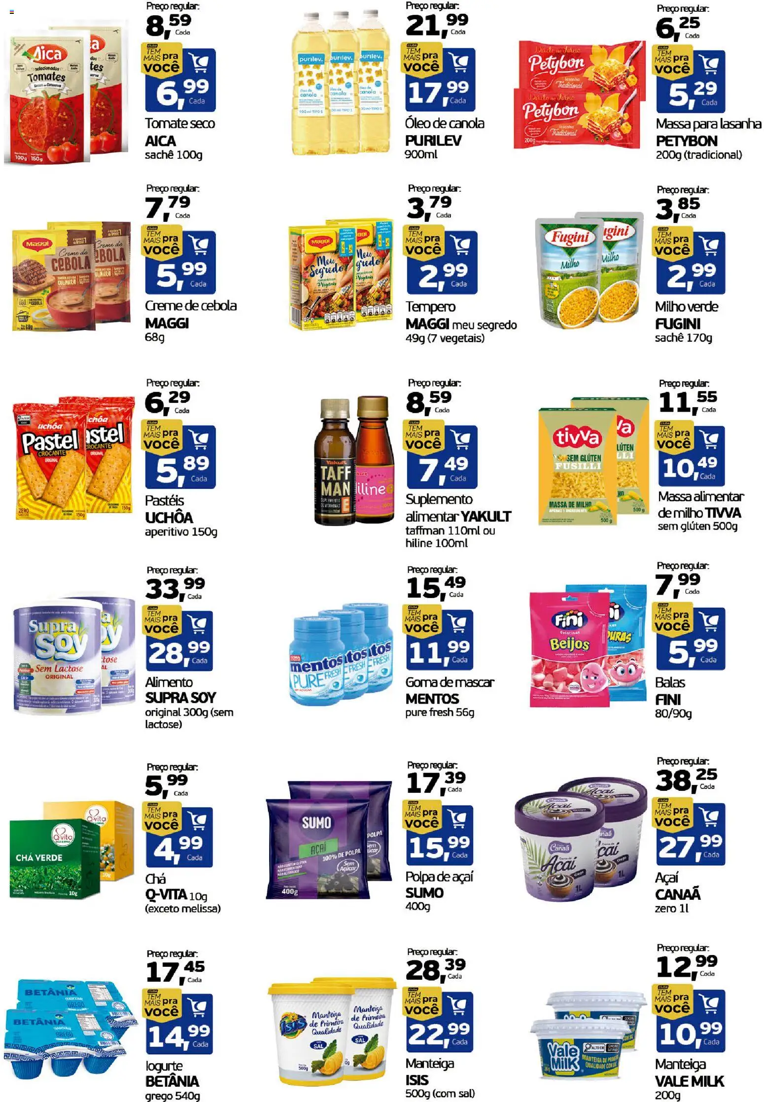 Cometa Supermercados Folheto - válido de 25/06/2026 | Página: 2 | Produtos: Óleo, Açúcar, Sal, Açaí