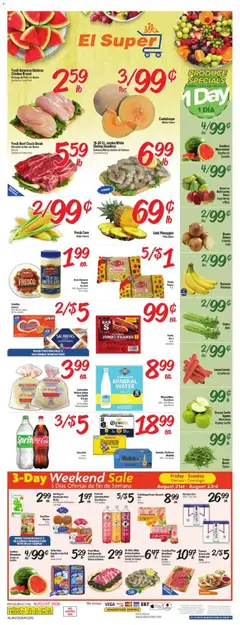 Preview of El Super weekly ads valid from 08/19/2026