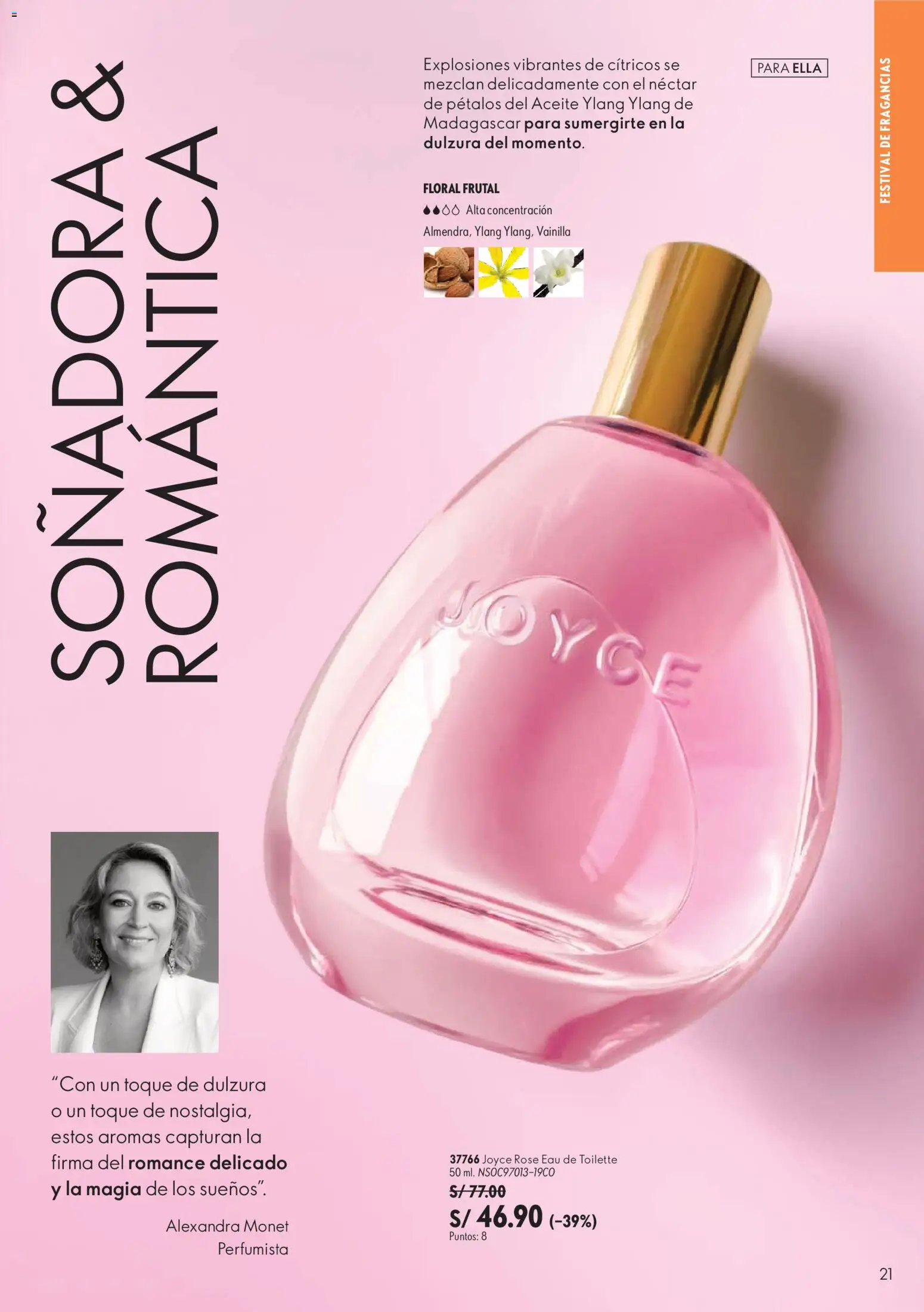 Catálogo Oriflame válido desde 22/08/2026 | Página: 21 | Productos: Vainilla, Aceite, Dulzura, EAU de Toilette