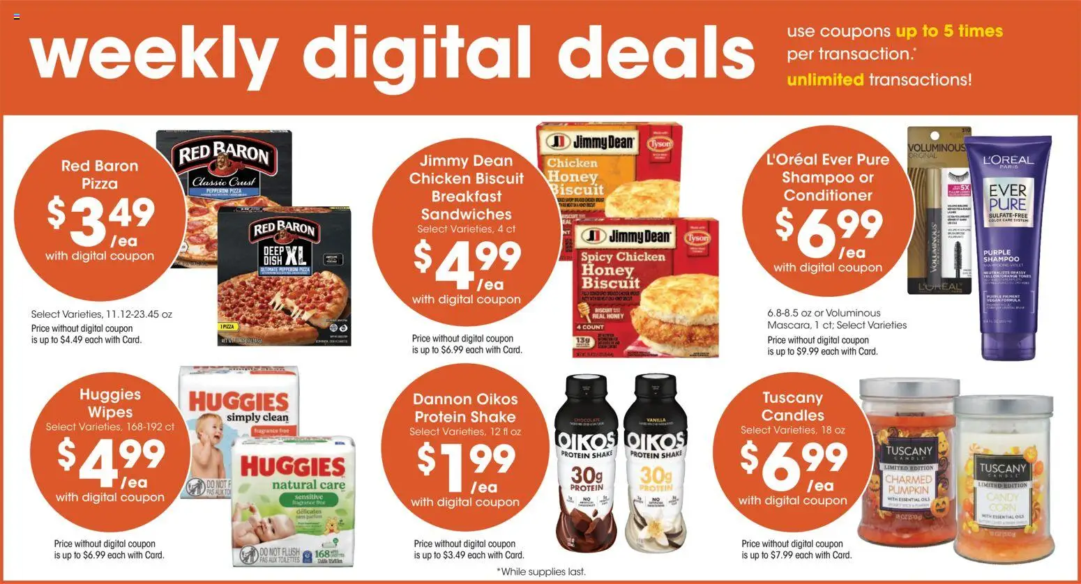 Kroger Weekly Ad - valid from 09/16/2026 | Page: 3 | Products: Candles, Shampoo, Protein, Pumpkin