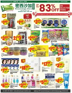 Preview of Btrust Supermarket weekly flyer - Mississauga from shop Btrust Supermarket valid from Jun 26, 2026