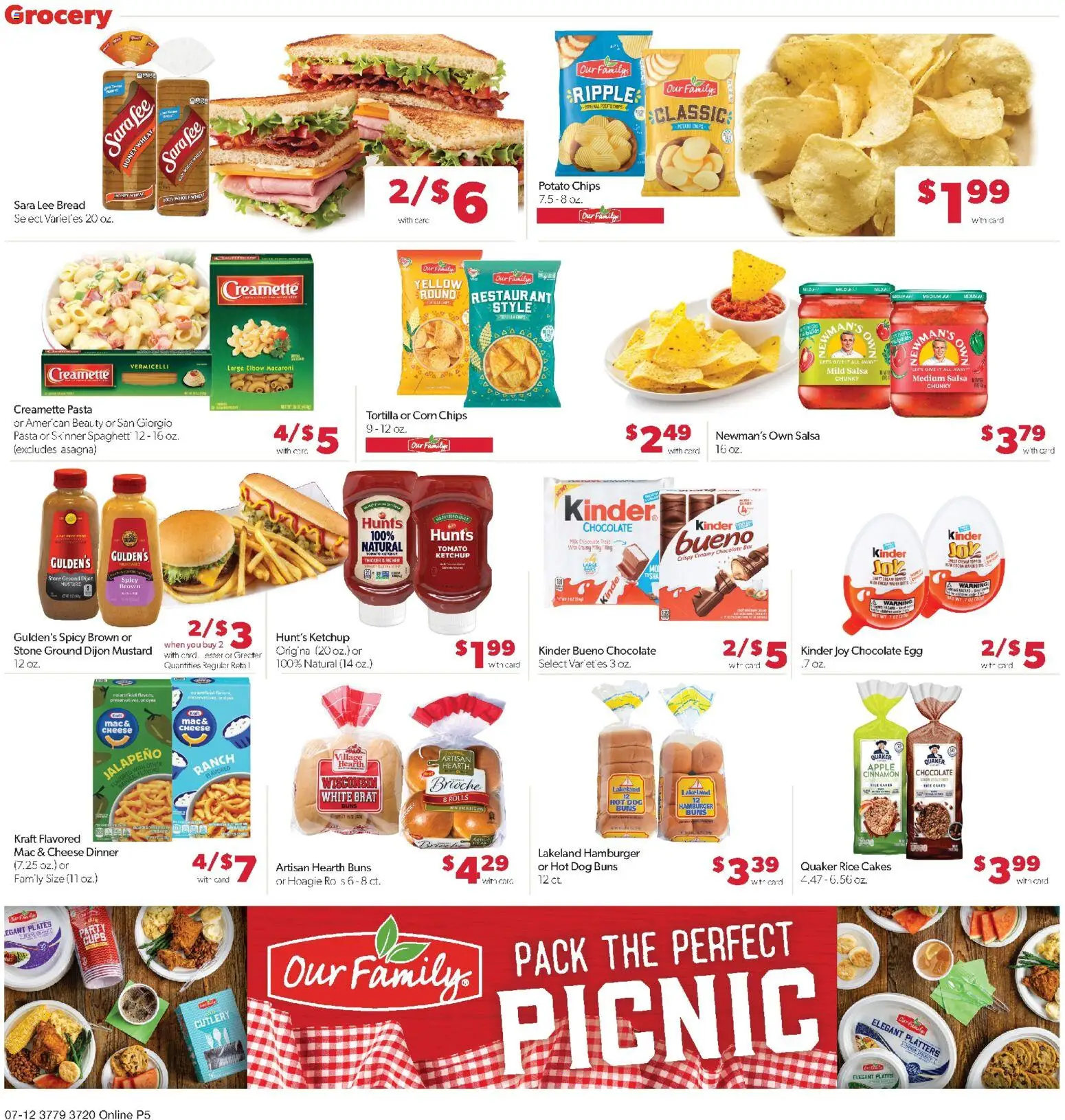 Family Fare Weekly Ad - NE - valid from 07/12/2026 | Page: 9 | Products: Corn, Bread, Chips, Ketchup