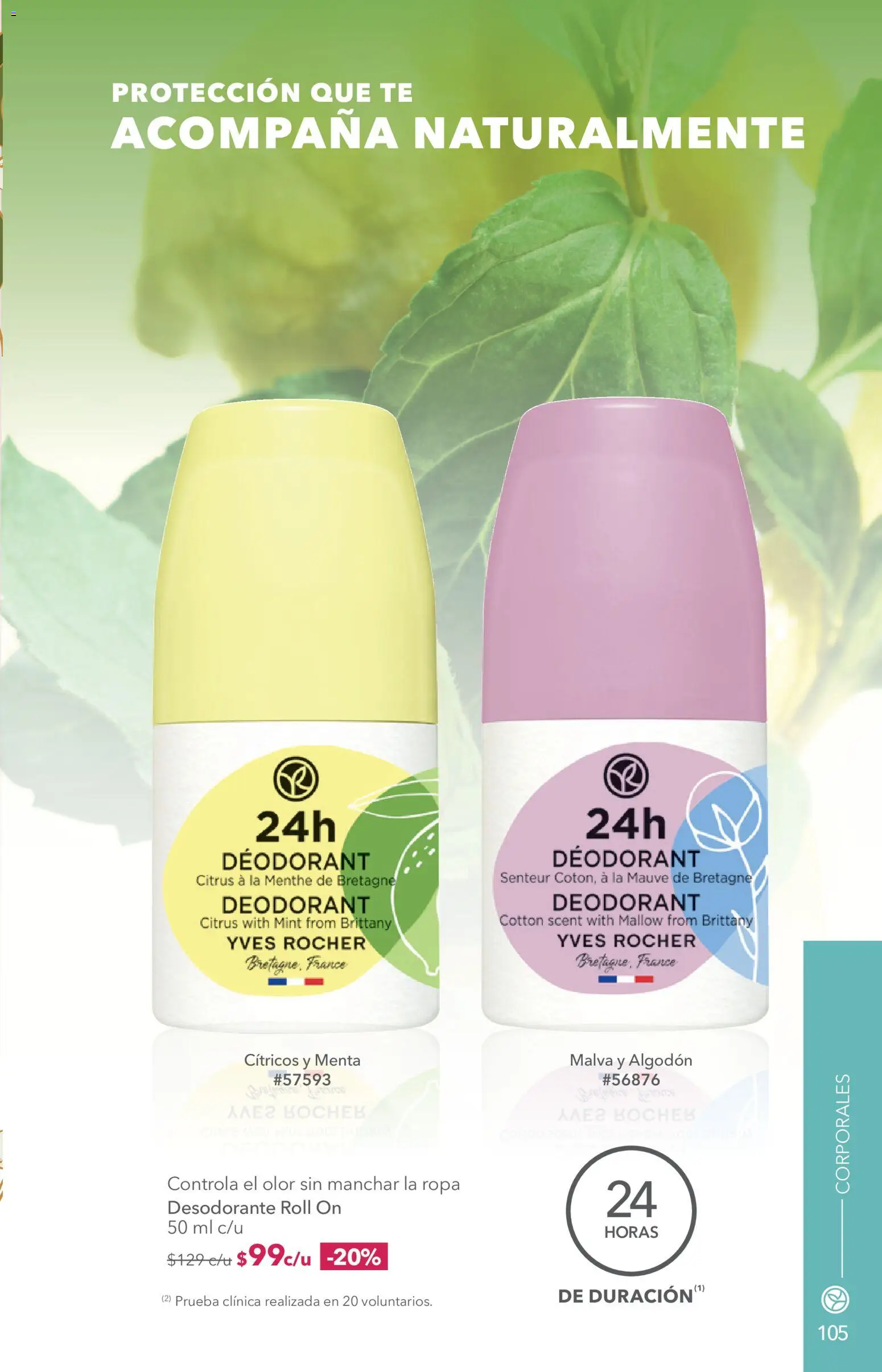 Nuevas ofertas de Yves Rocher válidas en toda la República Mexicana desde el 27/10/2026. ¡Encuentra las mejores ofertas en Yves Rocher campaña 15 2026! | Página: 107