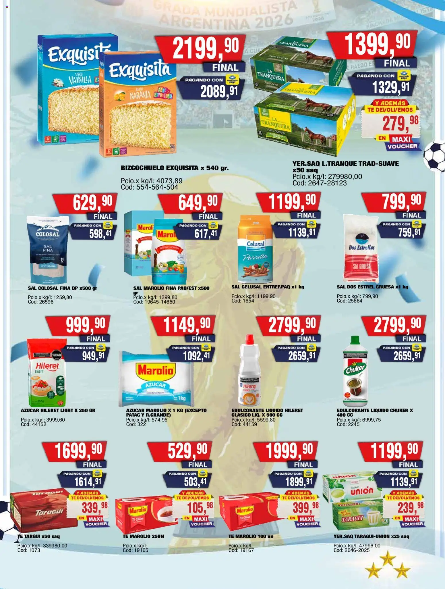 Maxiconsumo ofertas │ válido desde el 15.06.2026 | Página: 6 | Productos: Mate, Azucar, Sal, Té