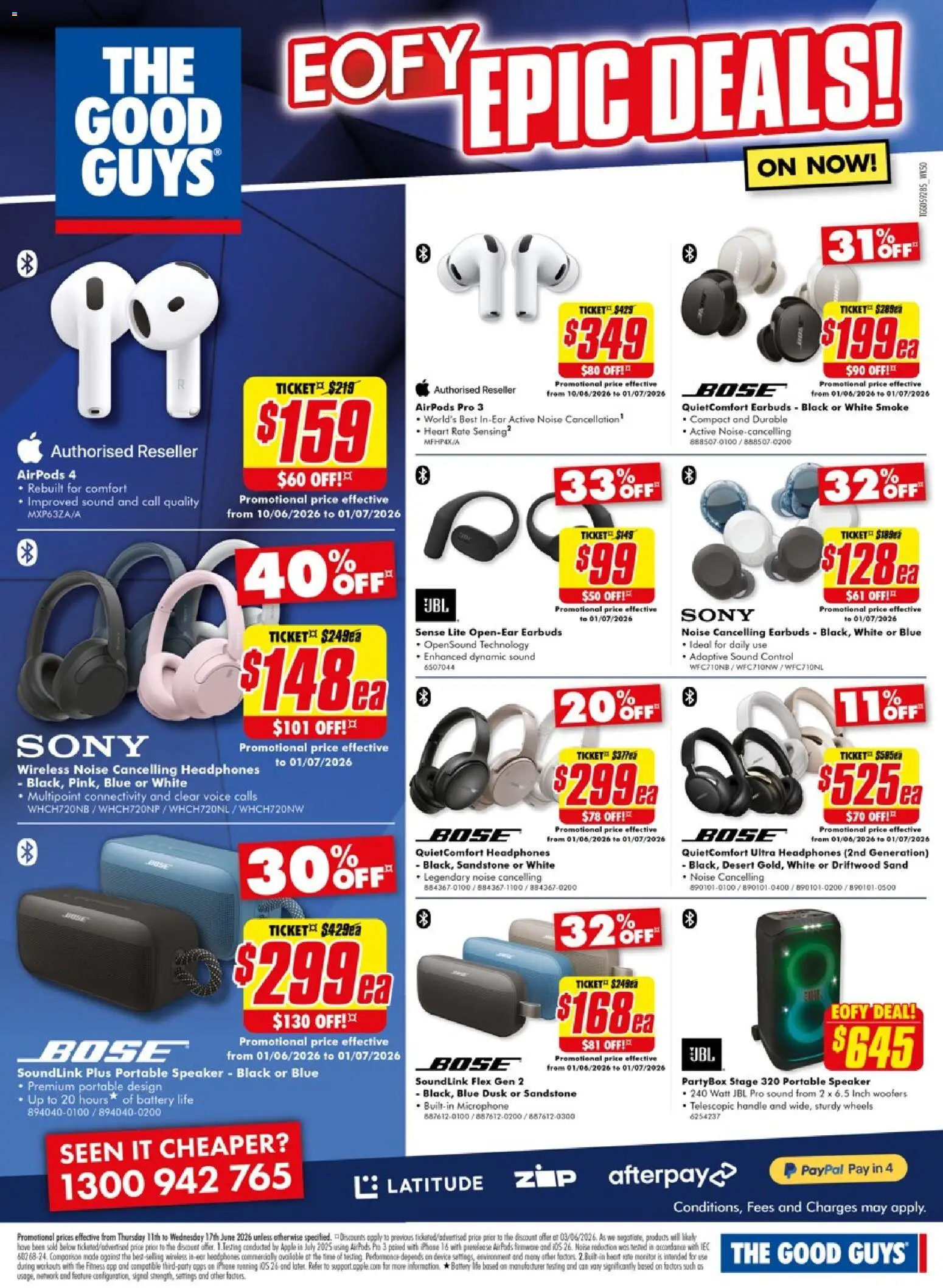 The Good Guys catalogue - valid from 11.06.2026 | Page: 5 | Products: Battery, Monitor, Speaker, Portable