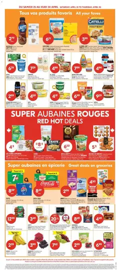 Preview of PC Raisins rouges ou verts sans pépins Red or Green Seedless Grapes, Produit du Chili from shop Pharmaprix valid from 24.04.2026 | Page: 5