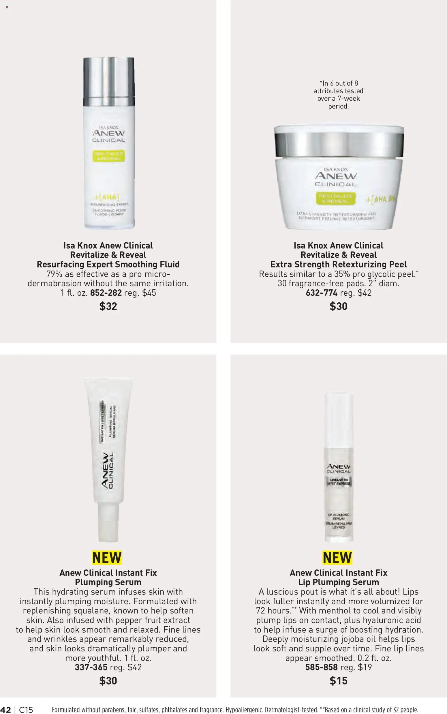 Avon Brochure - valid from 07/15/2026 | Page: 42 | Products: Peeling, Oil, Pepper