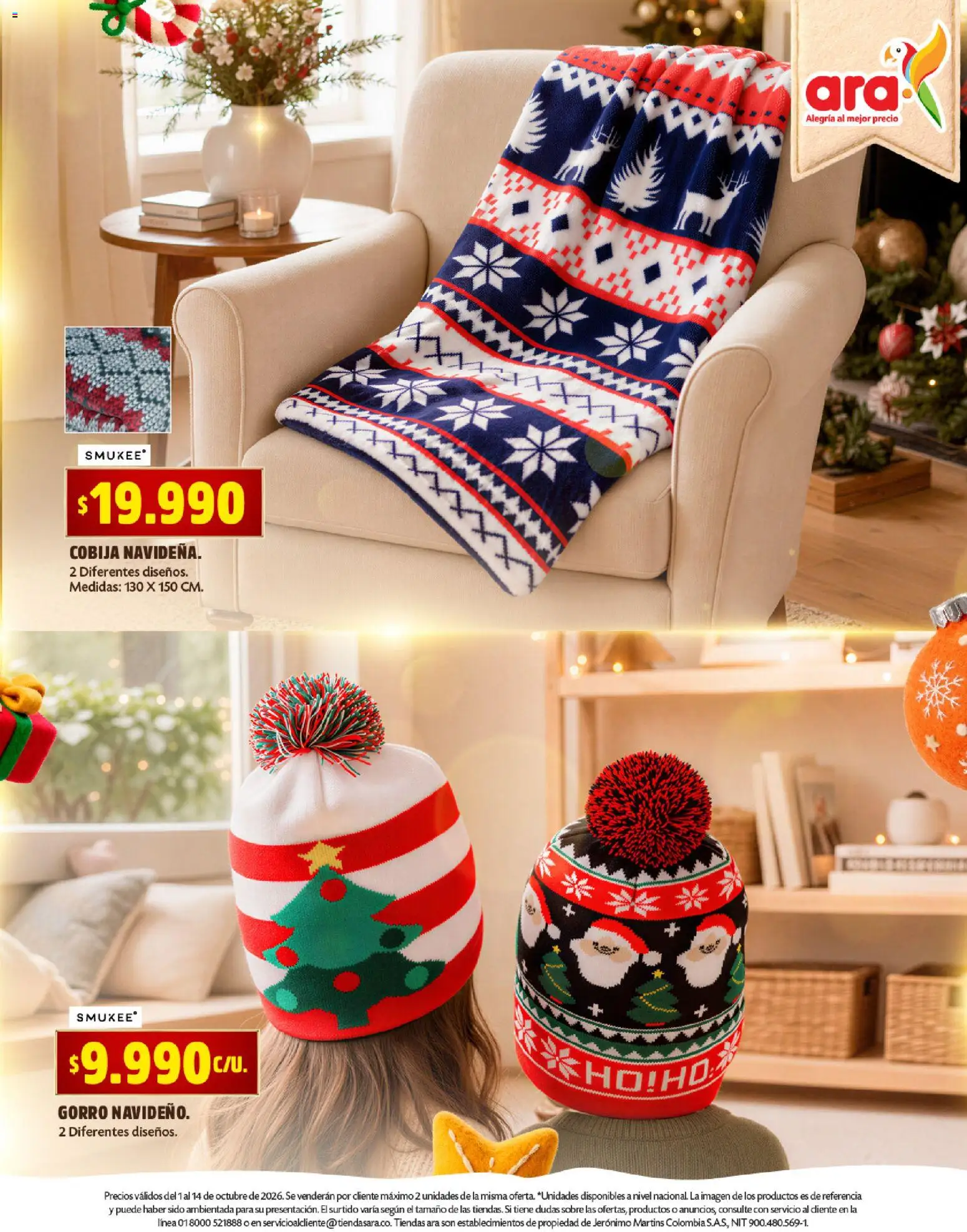 Ara revista - valida desde el 01/10/2026 | Página: 11 | Productos: Sobre, Cobija