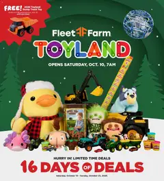 Preview of Mills Fleet Farm weekly ads valid from 10/30/2026