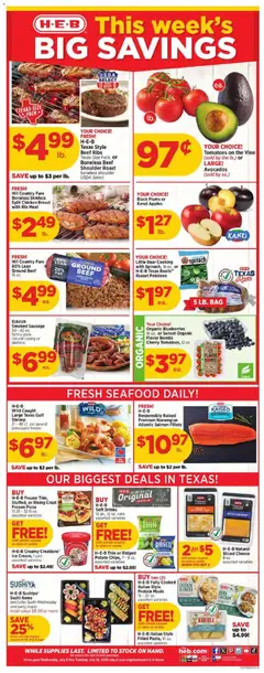 Preview of H-E-B weekly ads valid from 07/08/2026