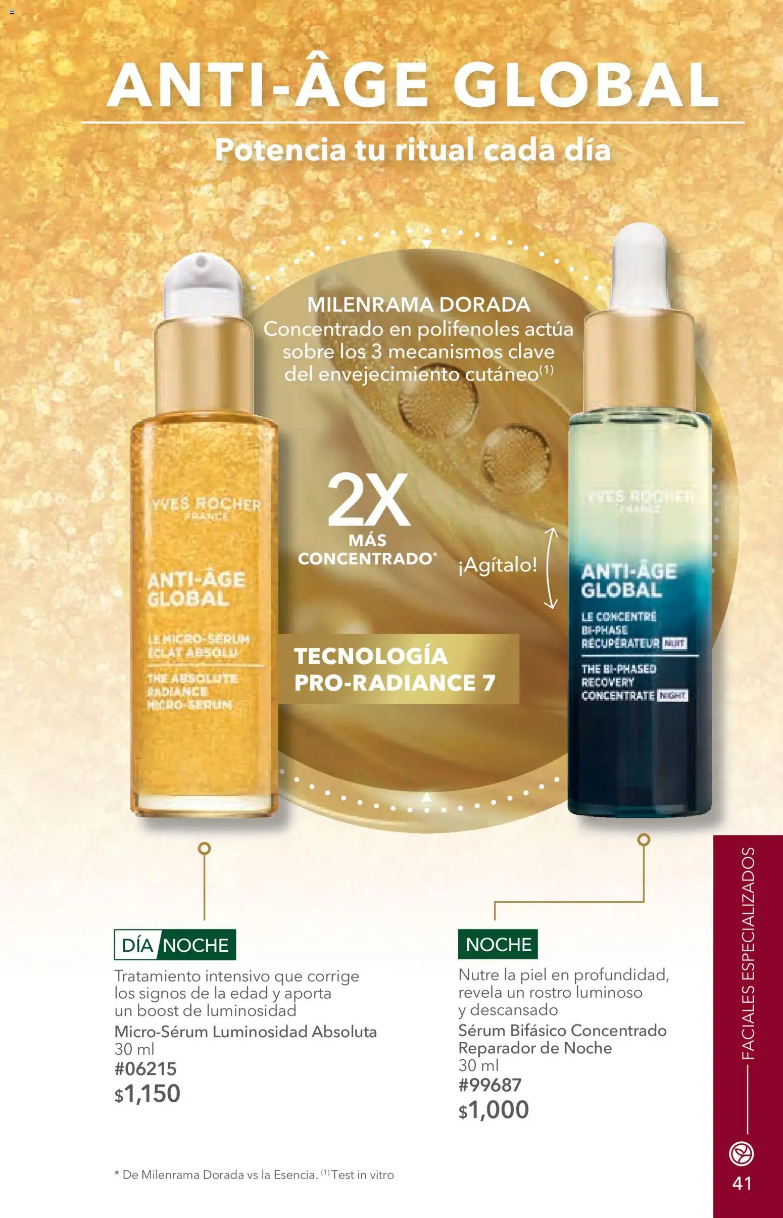 Nuevas ofertas de Yves Rocher válidas en toda la República Mexicana desde el 14/07/2026. ¡Encuentra las mejores ofertas en Yves Rocher campaña 10 2026! | Página: 41 | Productos: Serum, Sobre