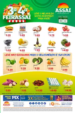 Assaí Atacadista ofertas - PR - Pré-Visualização do folheto da loja Assaí Atacadista, válido de 09.06.2026