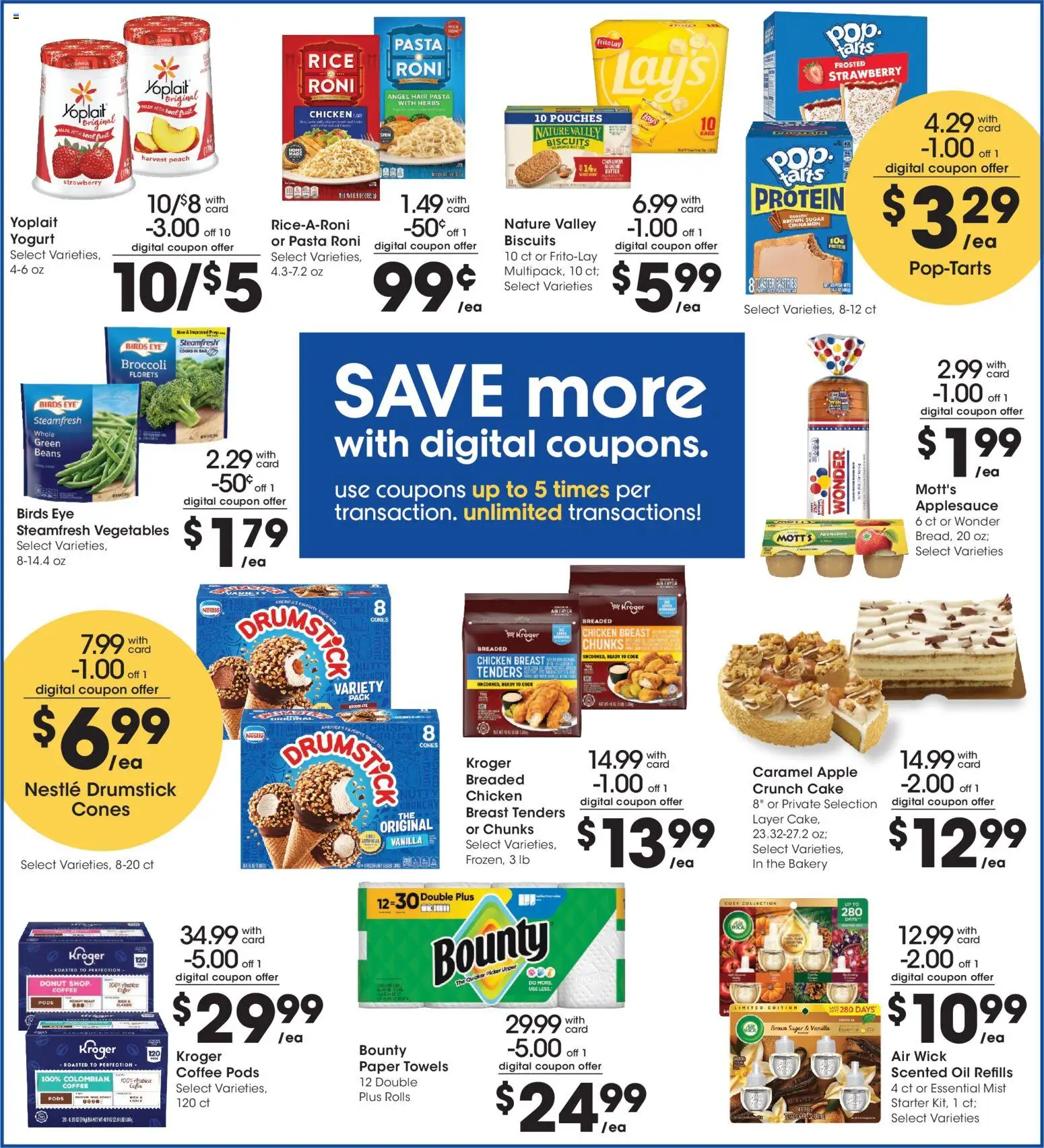 Dillons Weekly Ad - valid from 09/30/2026 | Page: 6 | Products: Toaster, Chicken, Paper towels, Beans