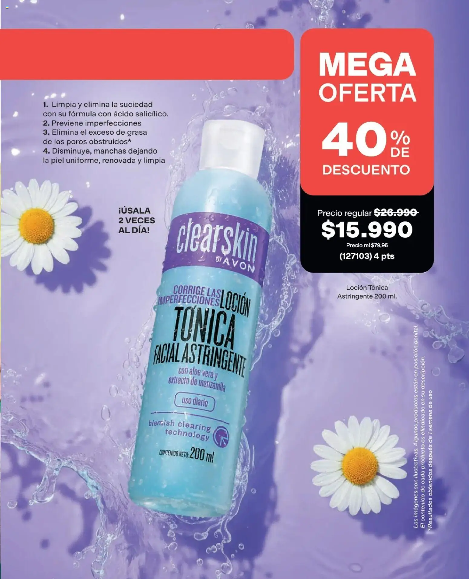 Avon revista - valida desde el 01.08.2026 | Página: 224 | Productos: Loción, Loción tonificante