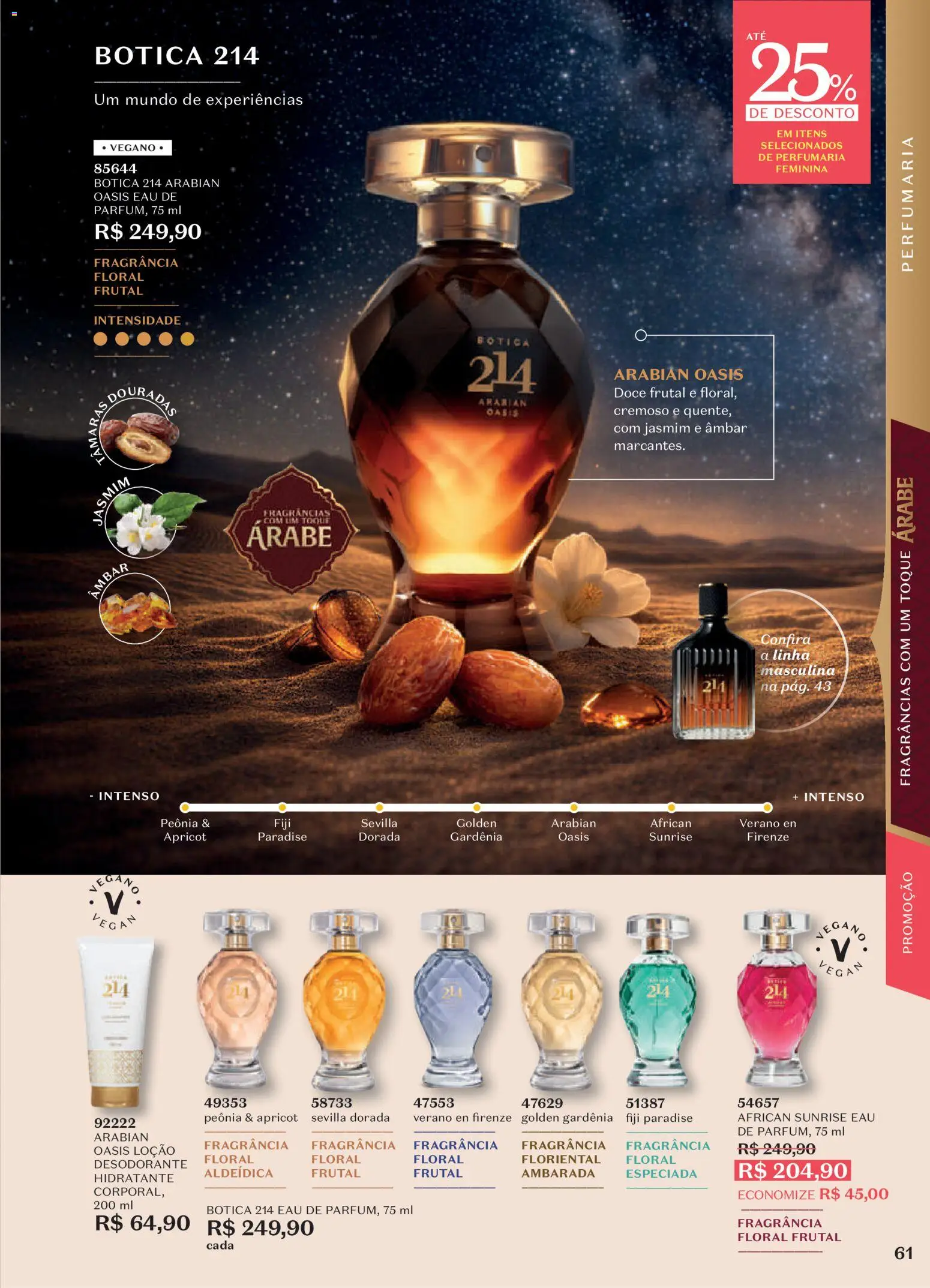 O Boticário Folheto - válido de 20/07/2026 | Página: 63 | Produtos: Tâmaras, Fragrância, Desodorante