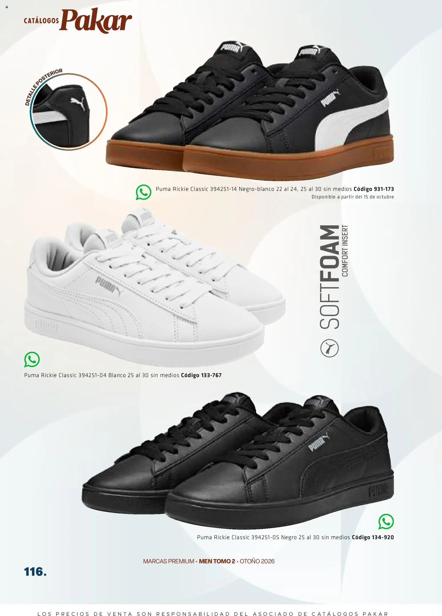 Nuevas ofertas de SC Pakar válidas en toda la República Mexicana desde el 28/08/2026. ¡Encuentra las mejores ofertas en SC Pakar catálogo Premium Men Tomo 2! | Página: 116