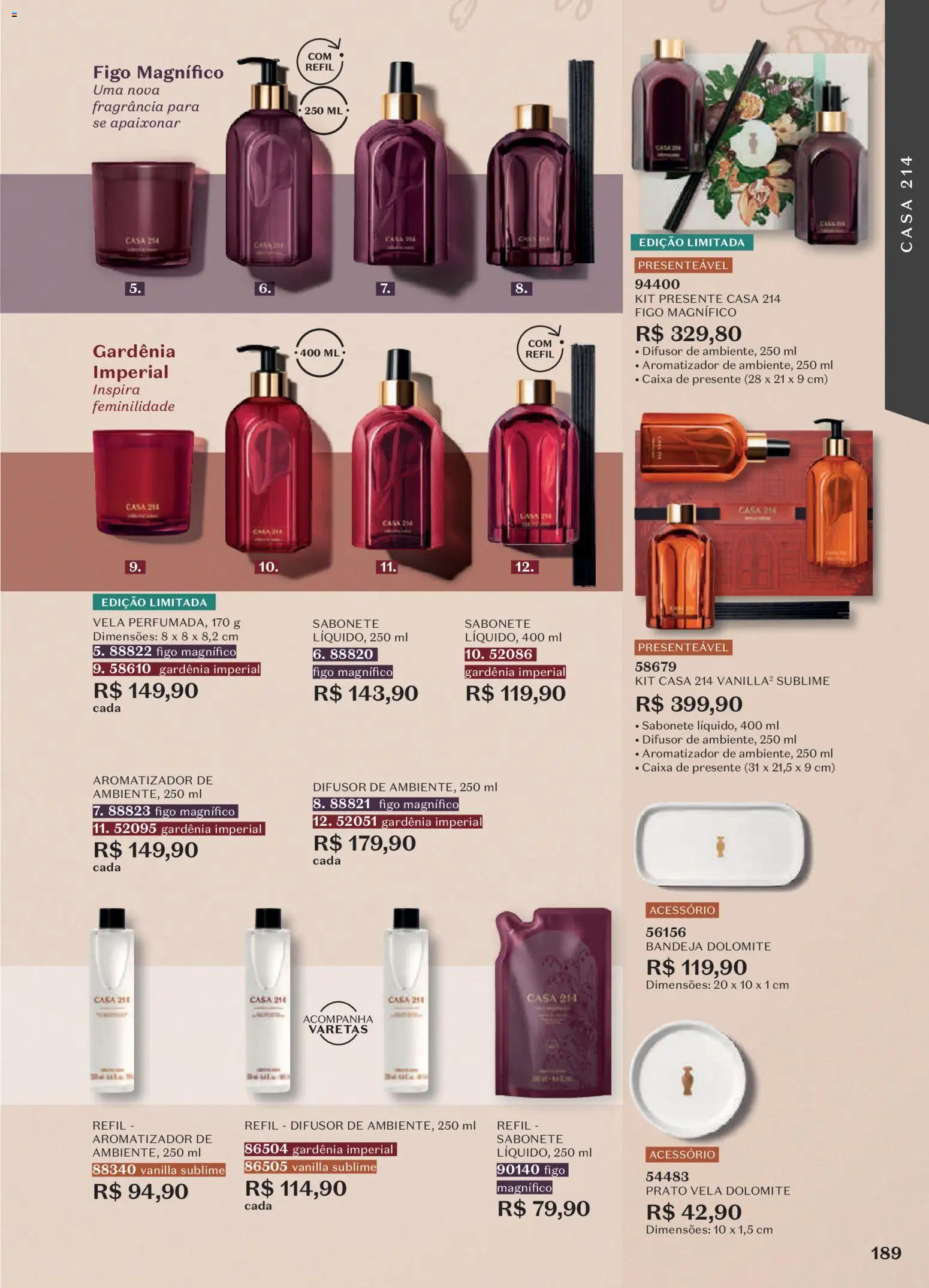 O Boticário Folheto - válido de 20/07/2026 | Página: 191 | Produtos: Figo, Fragrância, Caixa, Bandeja