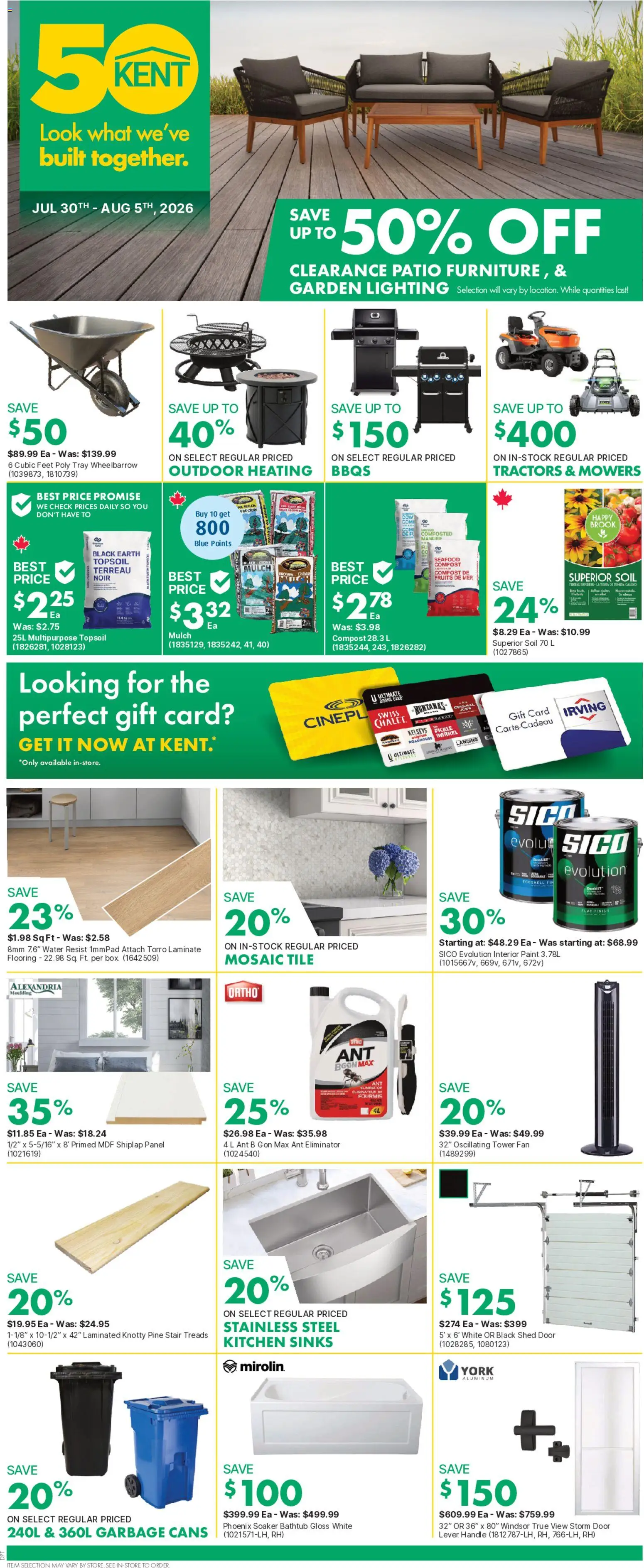 Kent flyer valid from Jul 30, 2026 | Page: 2 | Products: Fan