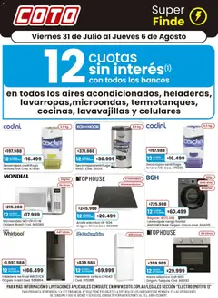 Vista previa Coto - Electro Motivo válido desde el 31/07/2026
