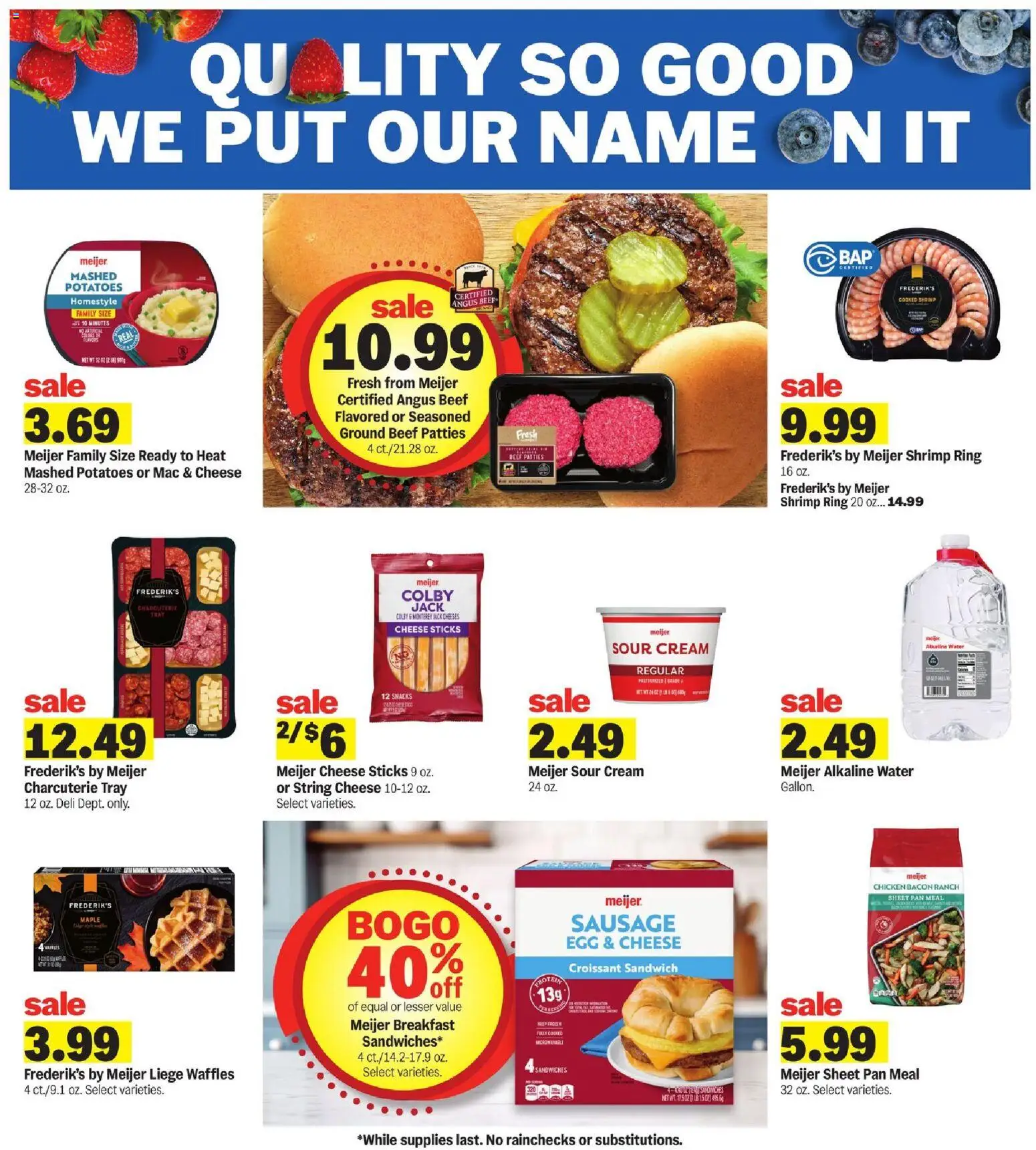 Meijer Weekly Ad - valid from 08/19/2026 | Page: 15 | Products: Shrimp, Ring, Croissant, Sour cream