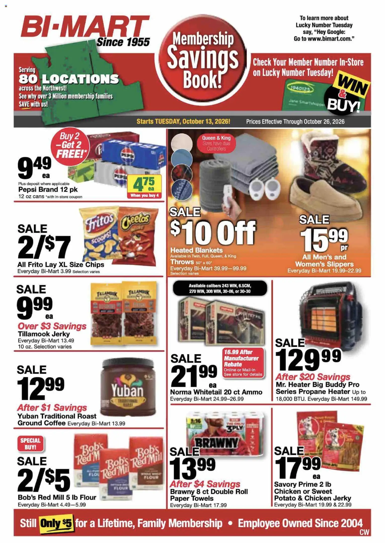 Bi-Mart Membership Savings Book - valid from 10/13/2026 | Page: 1