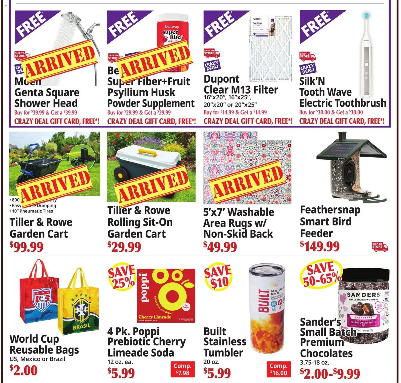 Ocean State Job Lot Ad - valid from 28.05.2026 | Page: 2 | Products: Powder, Chocolate, Shower Head, Salt