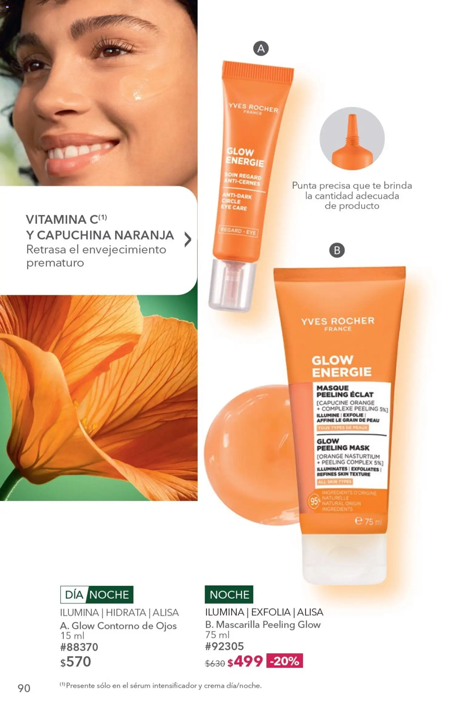 Nuevas ofertas de Yves Rocher válidas en toda la República Mexicana desde el 04/08/2026. ¡Encuentra las mejores ofertas en Yves Rocher campaña 11 2026! | Página: 94 | Productos: Contorno de ojos, Serum, Crema, Peeling