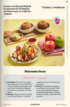 Vista previa de Costco Revista Mayo 2026, nuevo folleto de la tienda, válido en México a partir del 01.05.2026 | Página: 95 | Productos: Azúcar, Manzana, Manzanas, Polvo