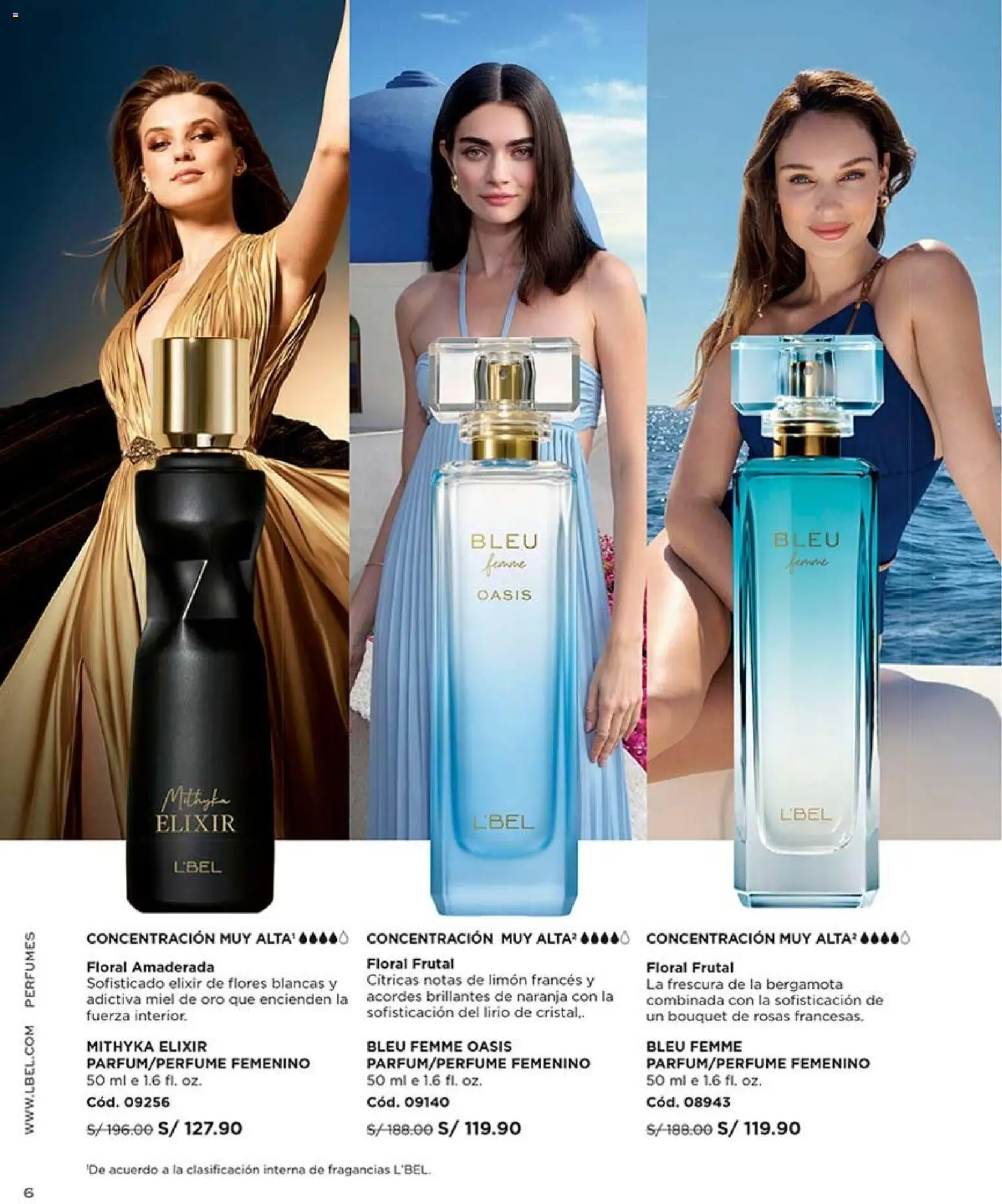 Catálogo L'Bel válido desde 22/08/2026 | Página: 6 | Productos: Perfumes, Flores