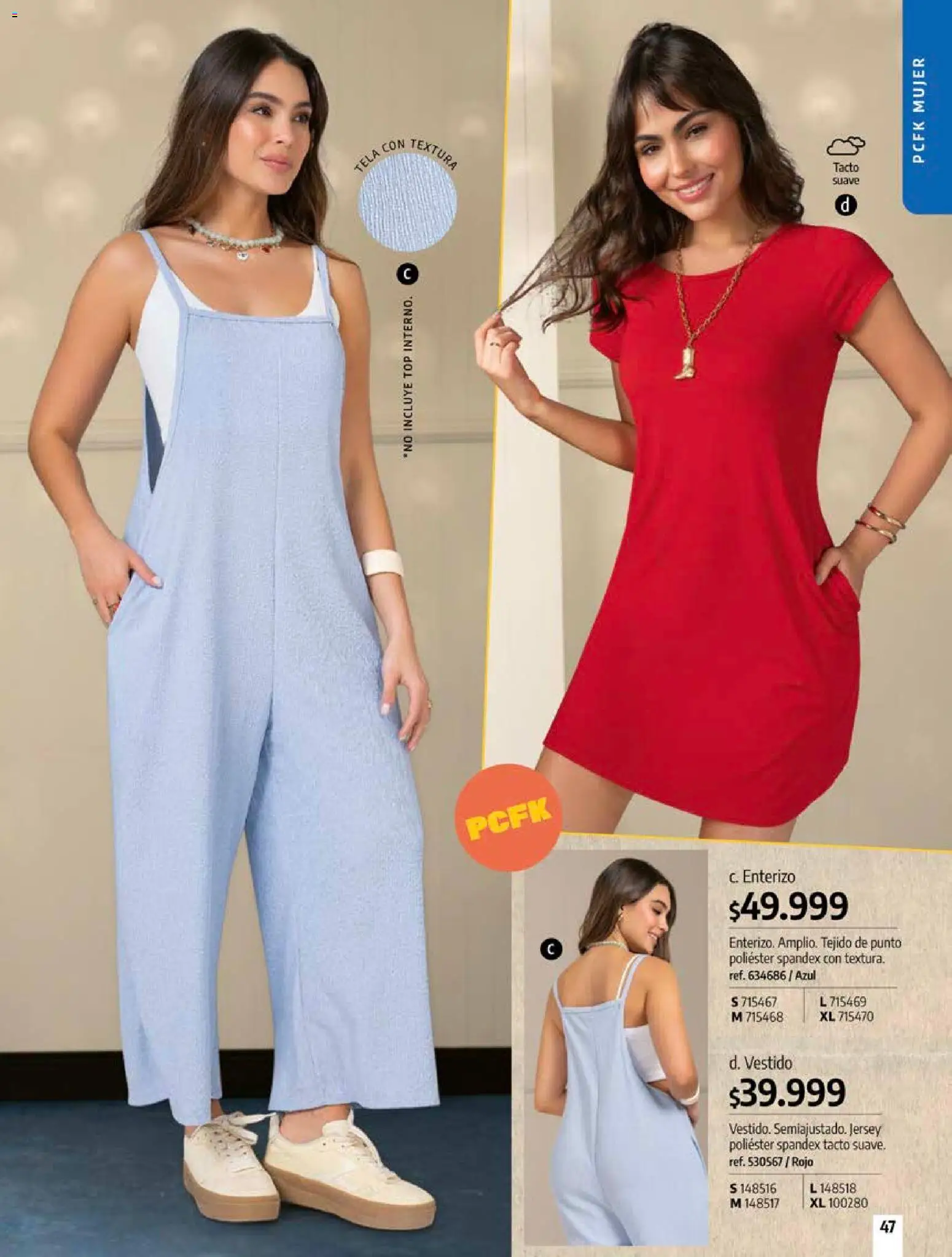 Pacifika revista - valida desde el 18/09/2026 | Página: 47 | Productos: Top, Vestido, Enterizo