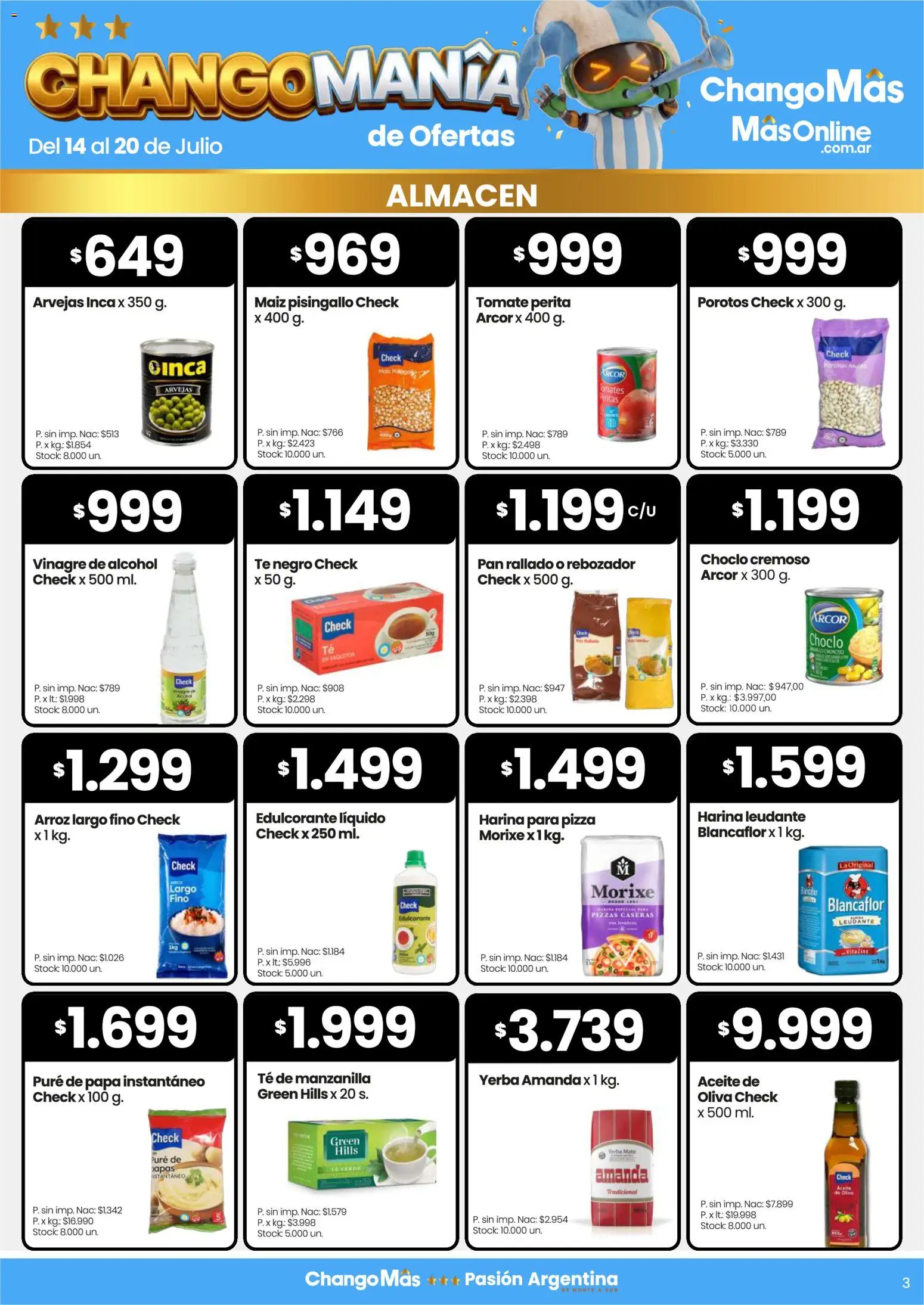 Changomas ofertas │ válido desde el 14/07/2026 | Página: 3