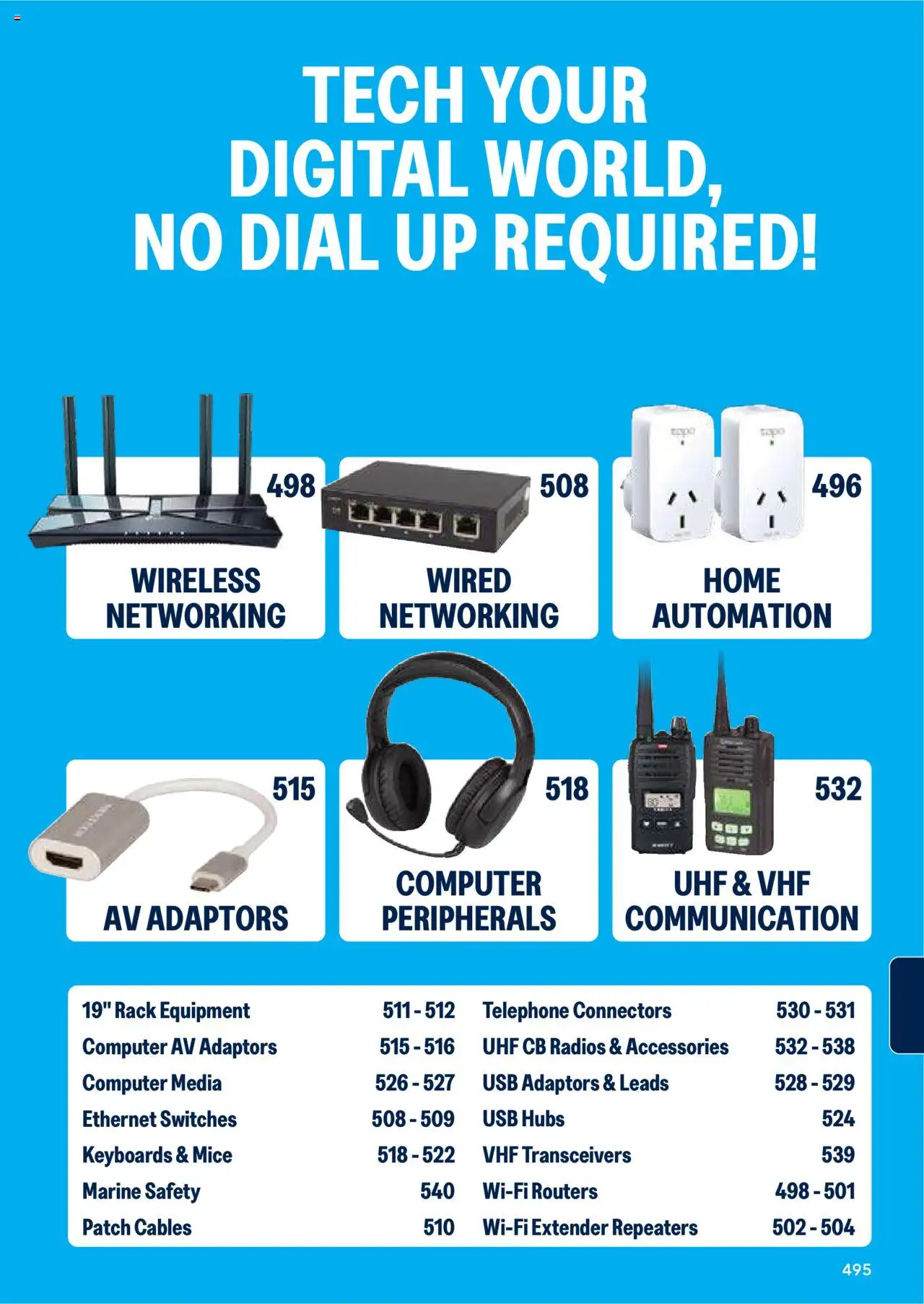 Jaycar catalogue - valid from 09/07/2025 | Page: 495 | Products: Accessories, Digital, Computer, Usb