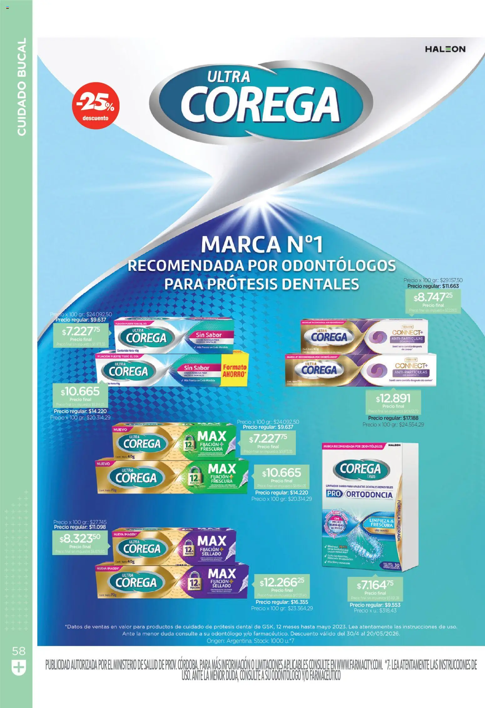 Farmacity catálogo │ válido desde el 30.04.2026 | Página: 58 | Productos: Limpiador