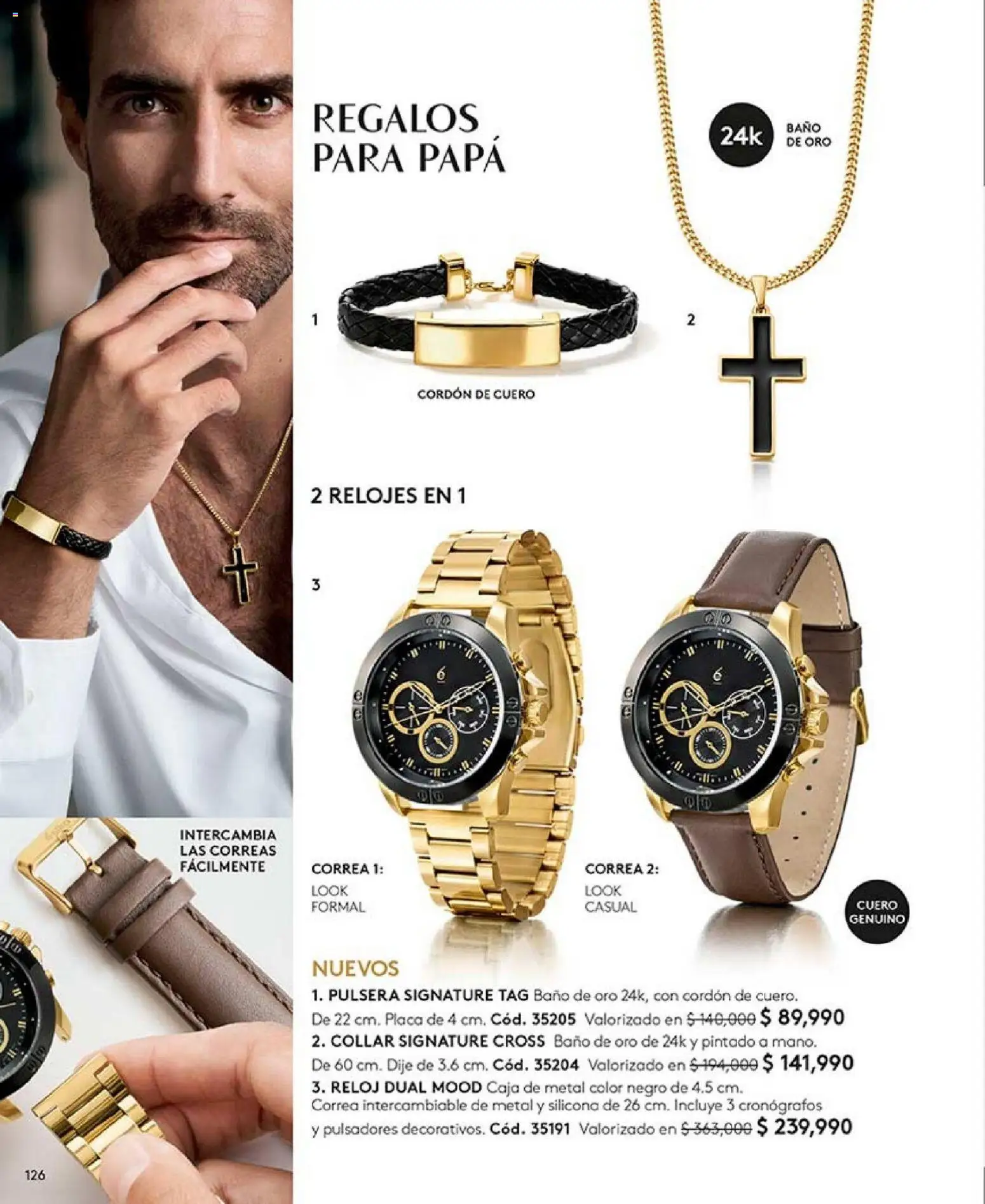 Ésika revista - valida desde el 04.05.2026 | Página: 128 | Productos: Pulsera, Collar, Papa, Dije