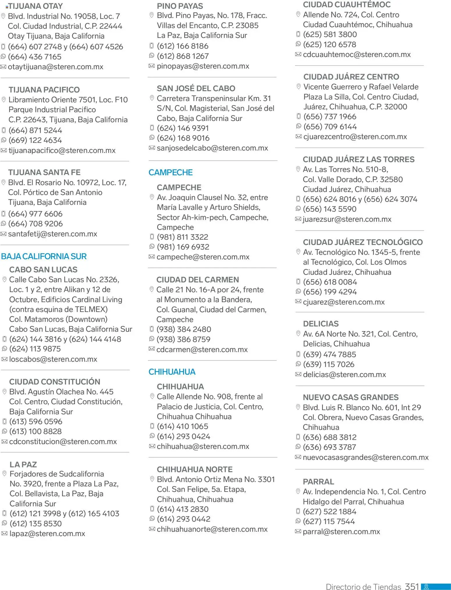 Nuevas ofertas de Steren válidas en toda la República Mexicana desde el 01.01.2026. ¡Encuentra las mejores ofertas en Steren catálogo! | Página: 363 | Productos: Rosario