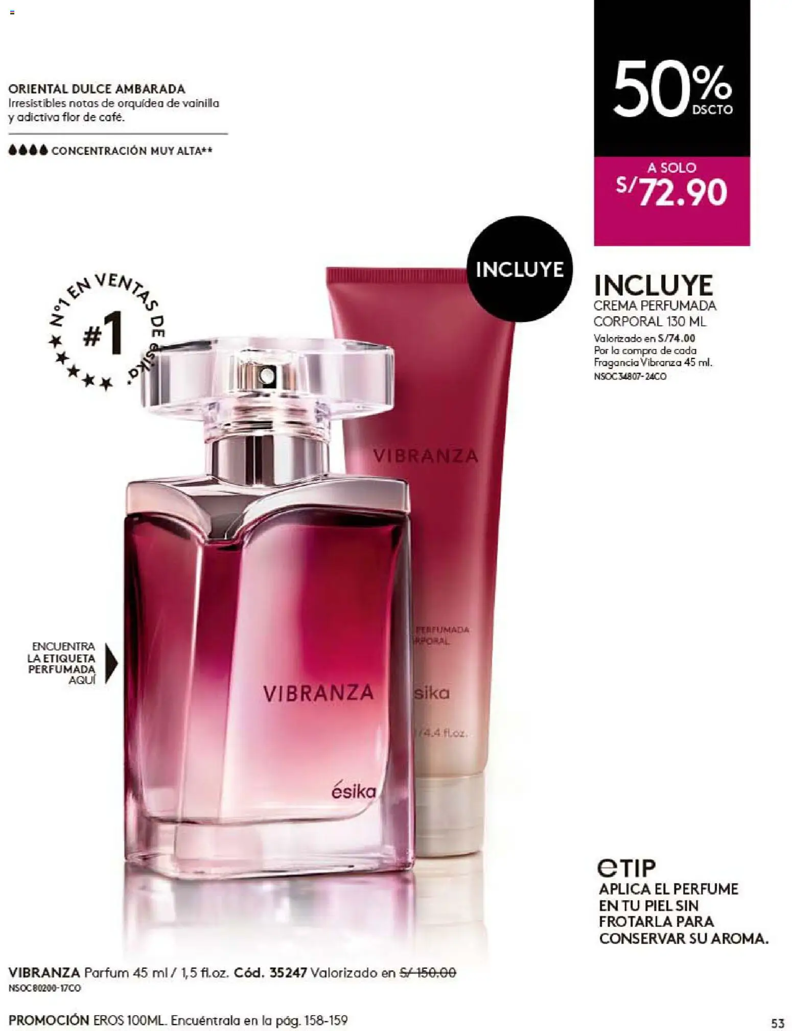 Catálogo Ésika válido desde 30.05.2026 | Página: 53 | Productos: Crema, Perfume, Fragancia