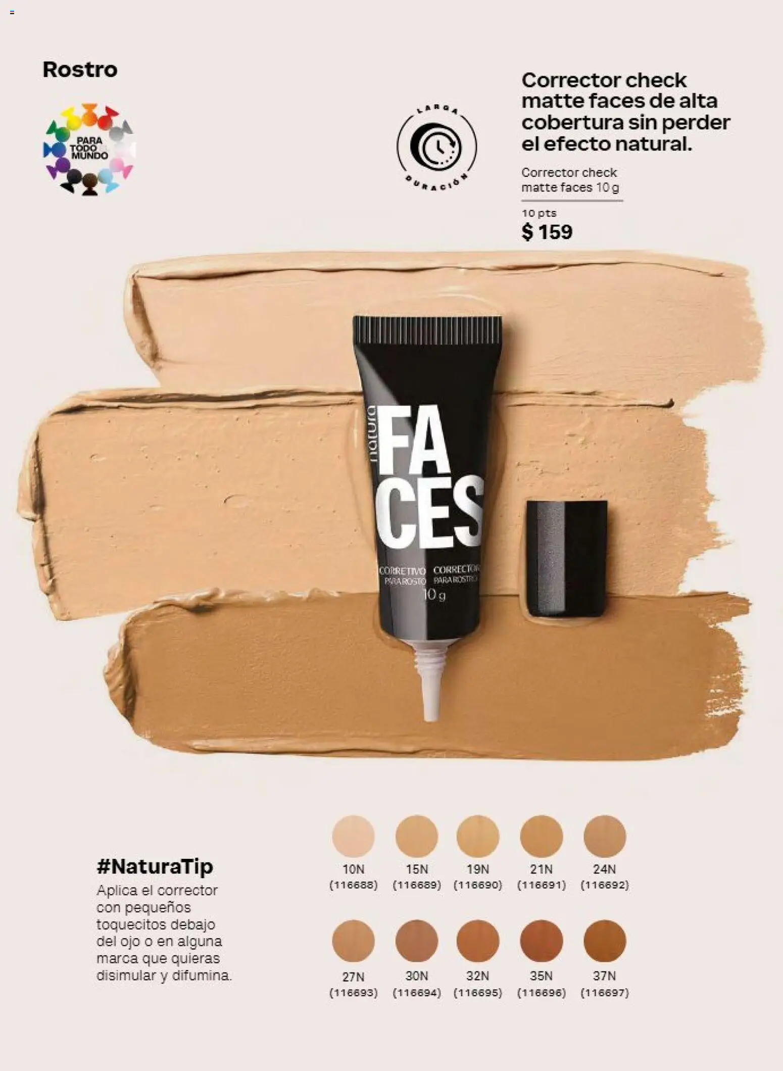 Nuevas ofertas de Natura válidas en toda la República Mexicana desde el 21/08/2026. ¡Encuentra las mejores ofertas en Natura campaña 13 2026! | Página: 64 | Productos: Corrector