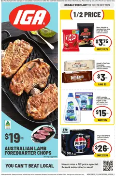 Preview of IGA ACT catalogue - valid from 14/10/2026