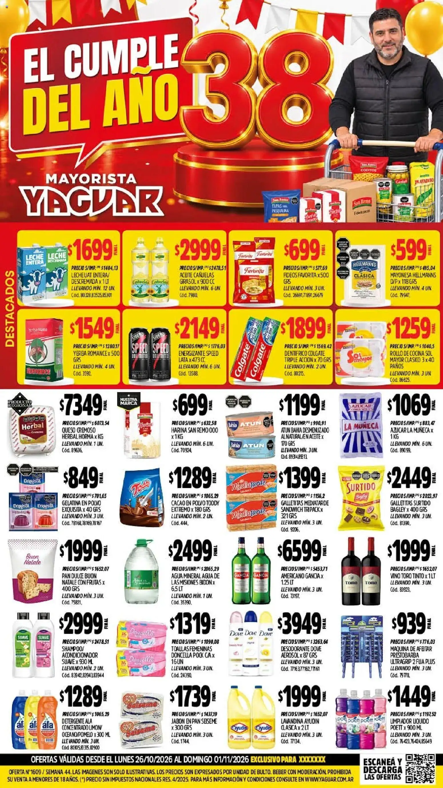 Yaguar - Oferta Semanal Misiones │ válido desde el 26/10/2026 | Página: 1